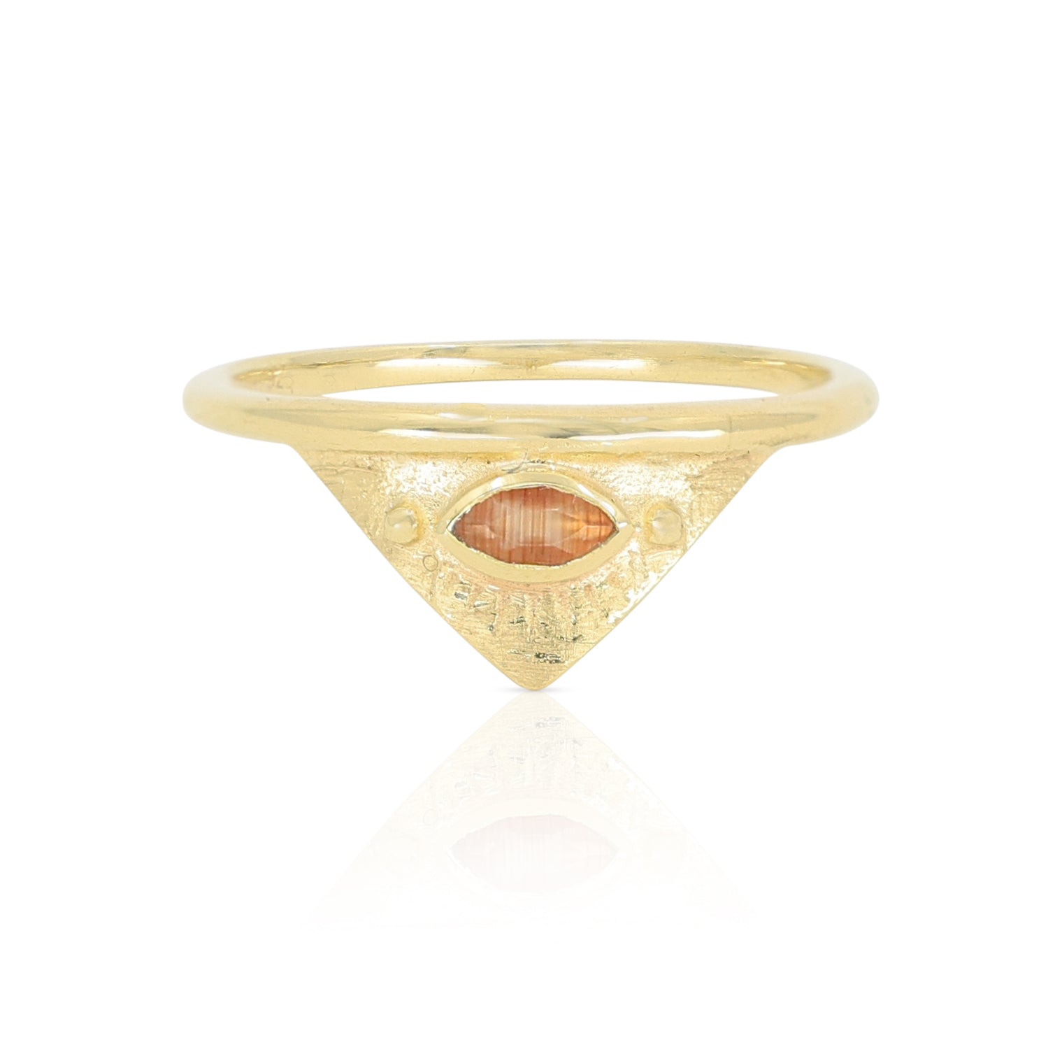Solaris Sunstone Gold Ring