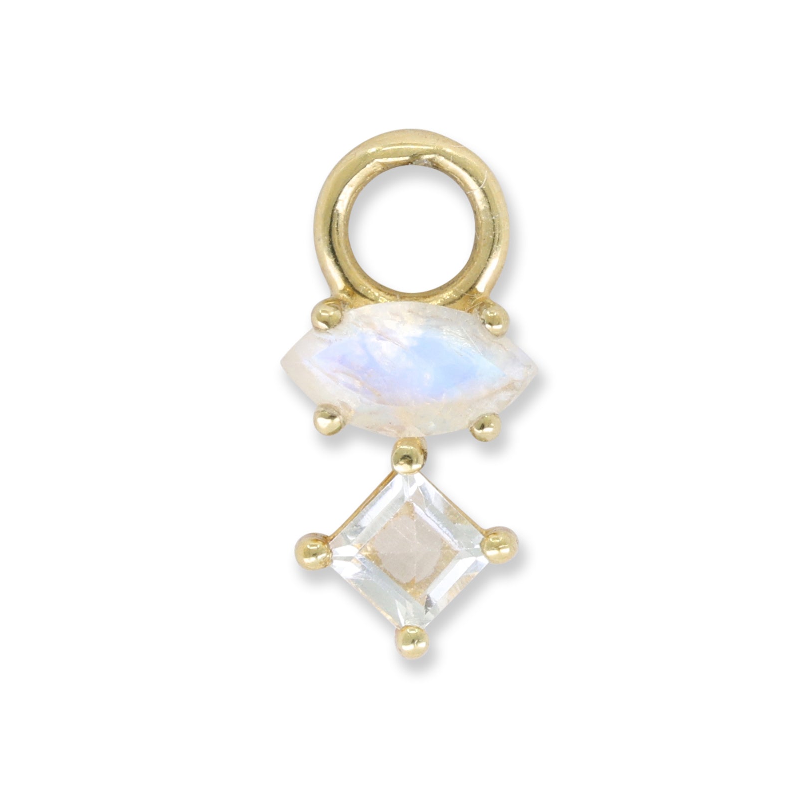 Astrid Marquise Moonstone Gold Charm