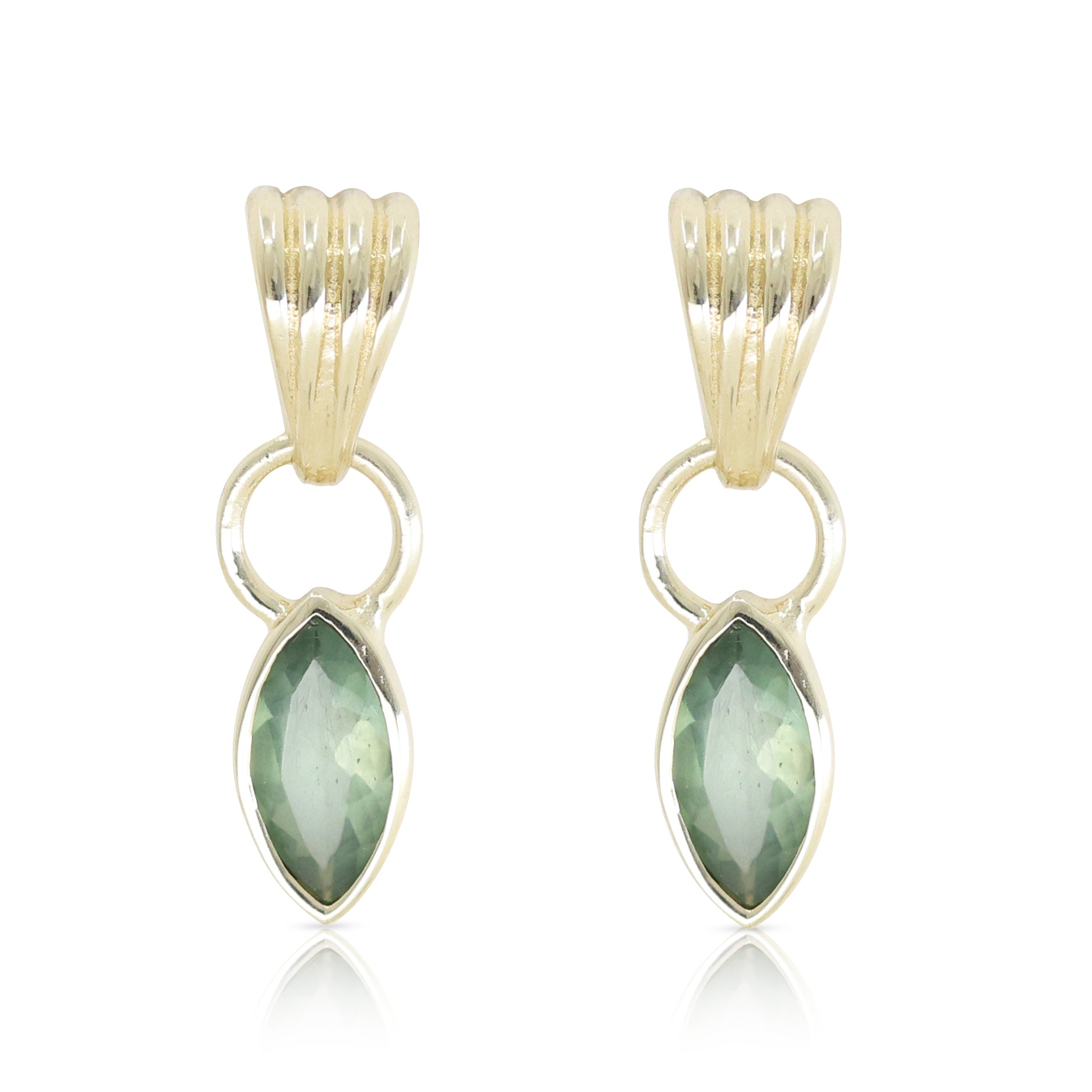 Camille Apatite Gold Earrings