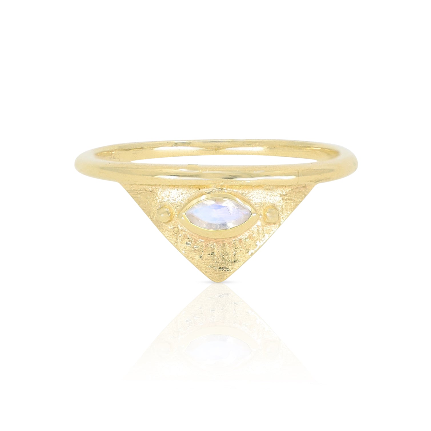 Solaris Moonstone Gold Ring