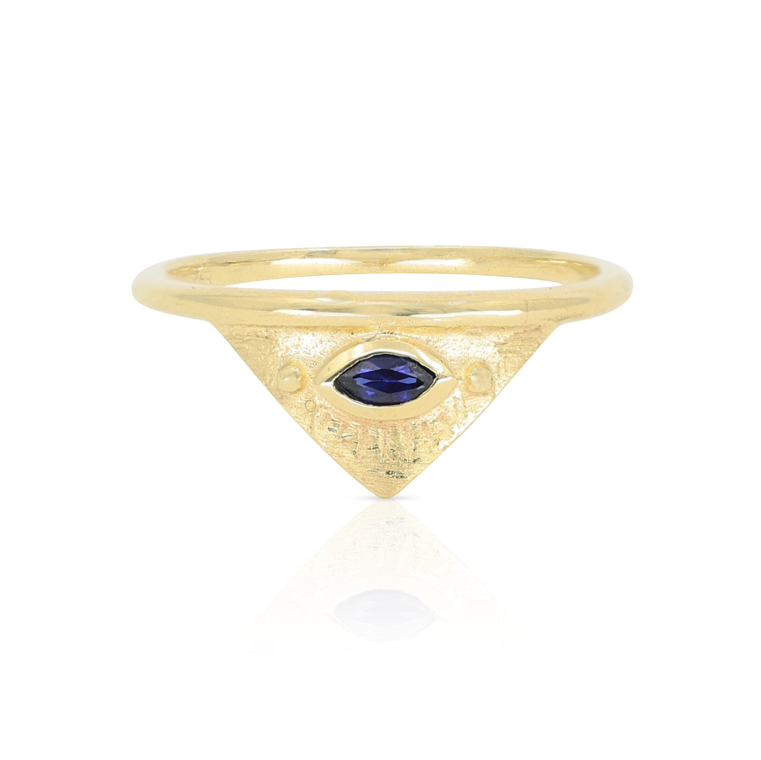 Solaris Sapphire Gold Ring