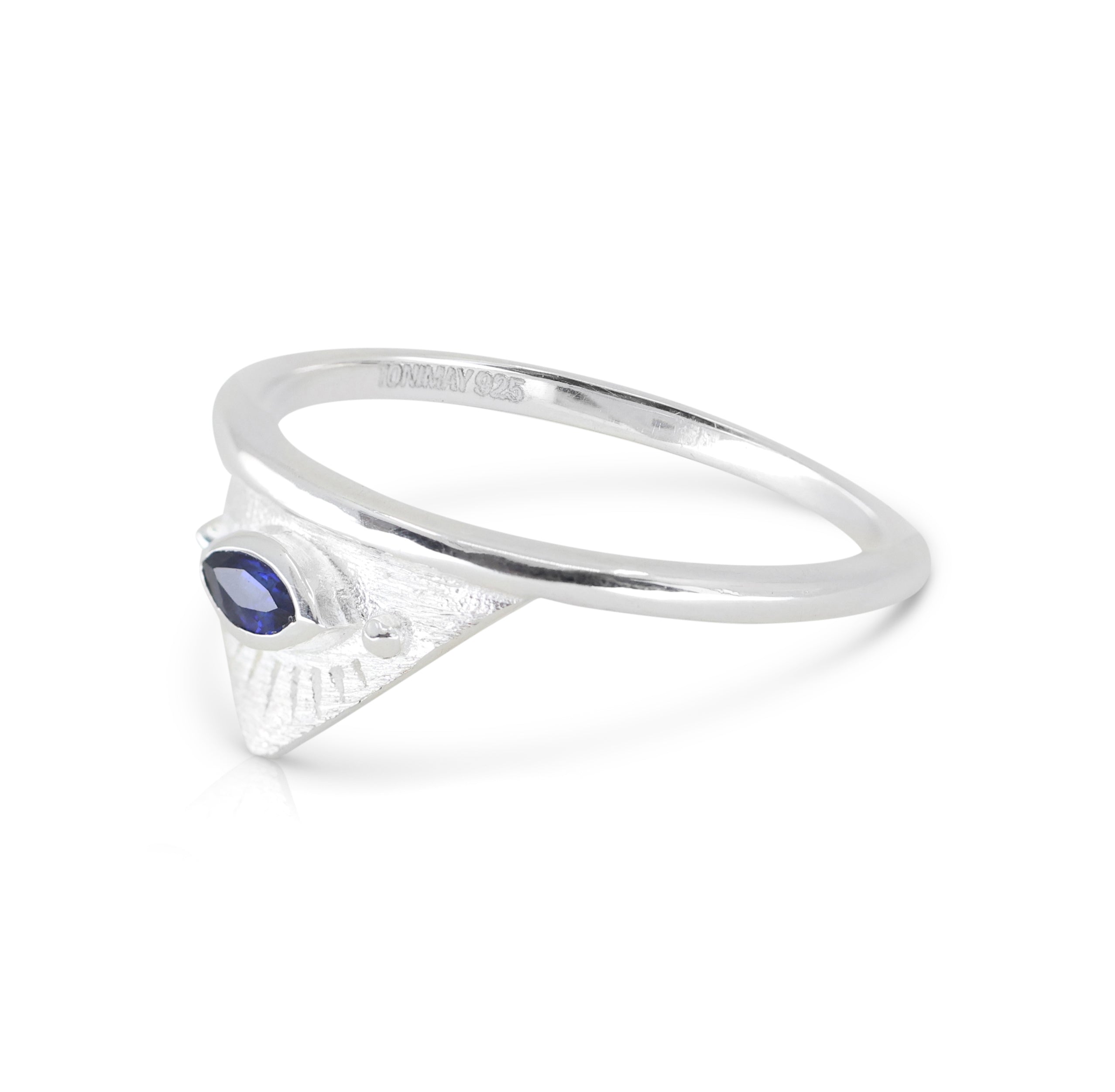 Solaris Sapphire Silver Ring