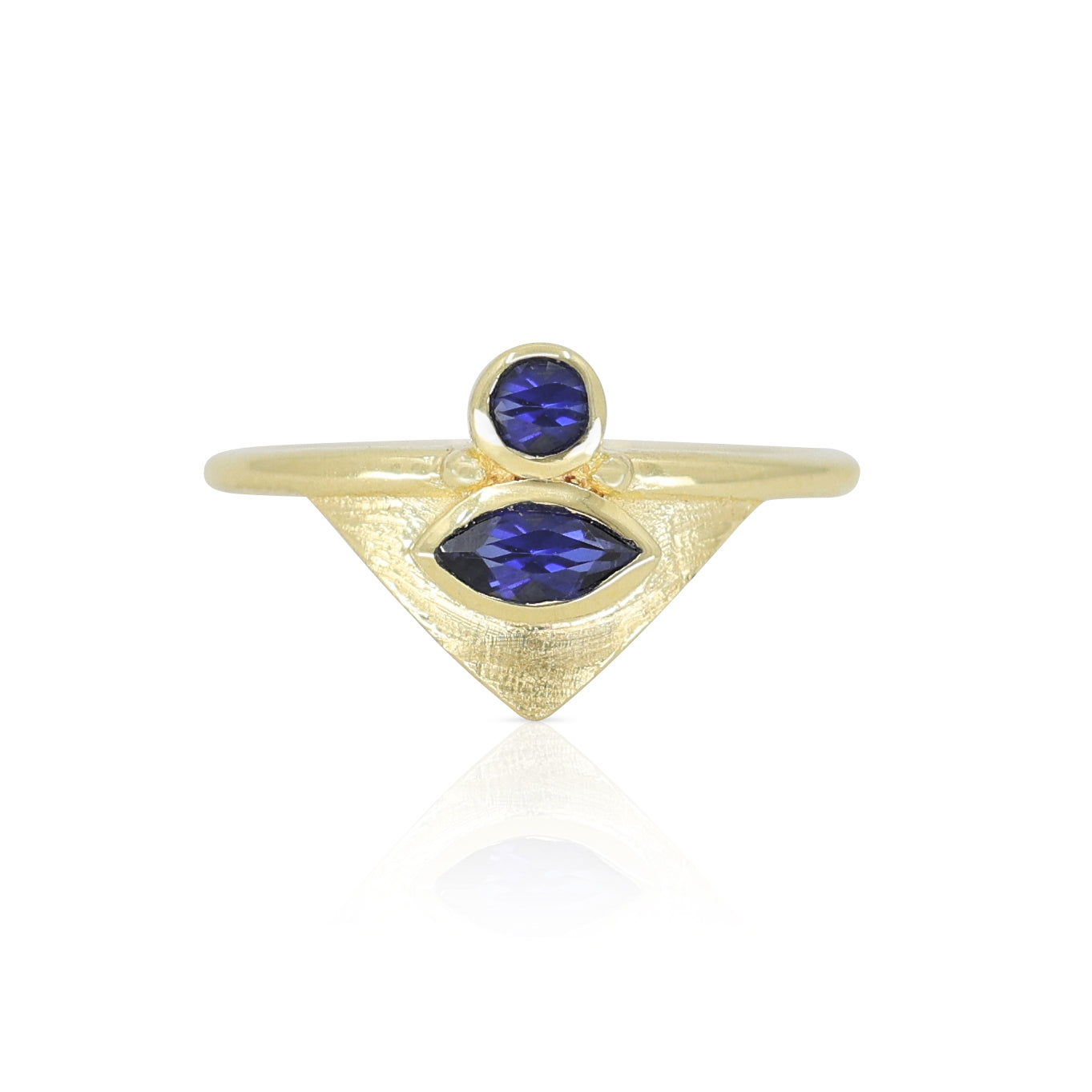 The Nile Sapphire Gold Ring