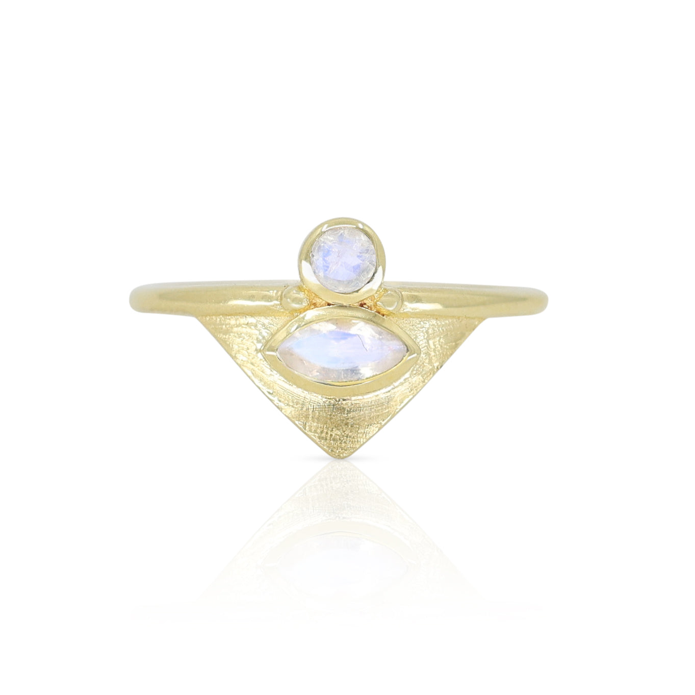 The Nile Moonstone Gold Ring