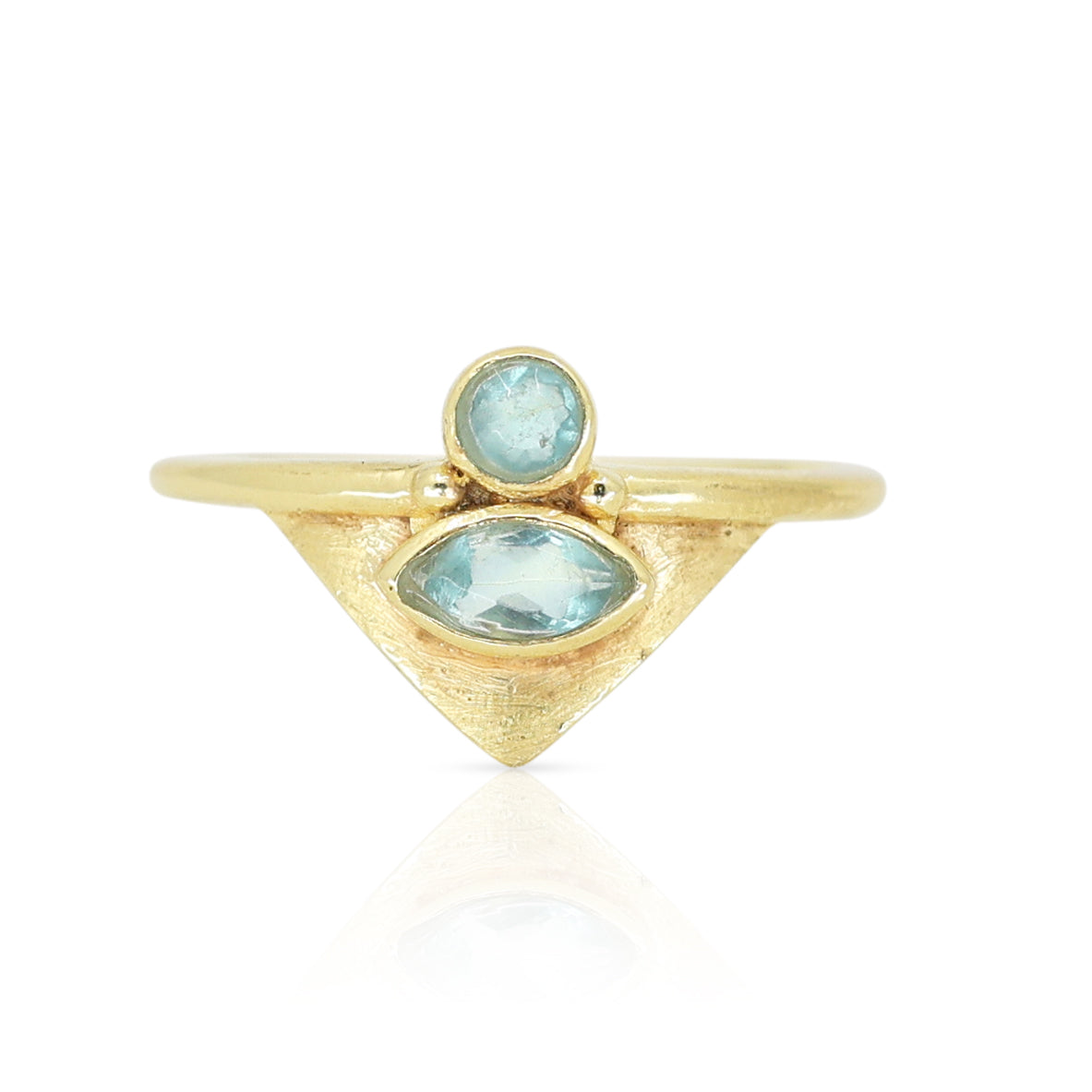 The Nile Apatite Gold Ring
