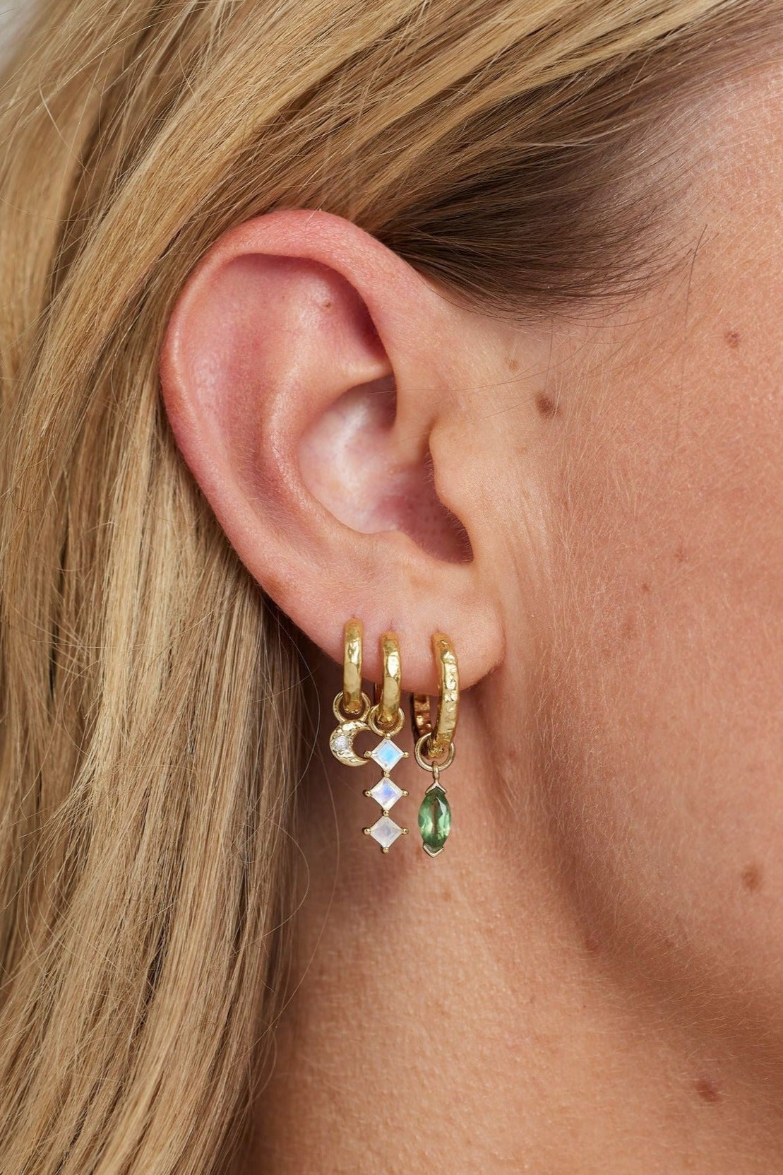 Moon Gold Charm