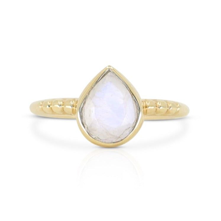 Amie Moonstone Gold Stacker