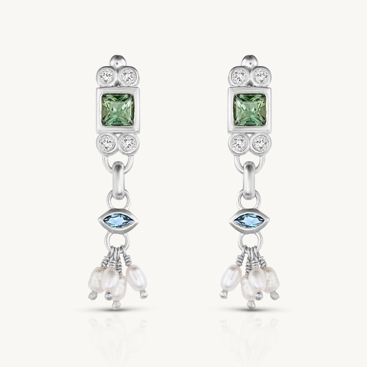 Azure Ear Rings Azure Apatite Silver Earrings – ToniMay