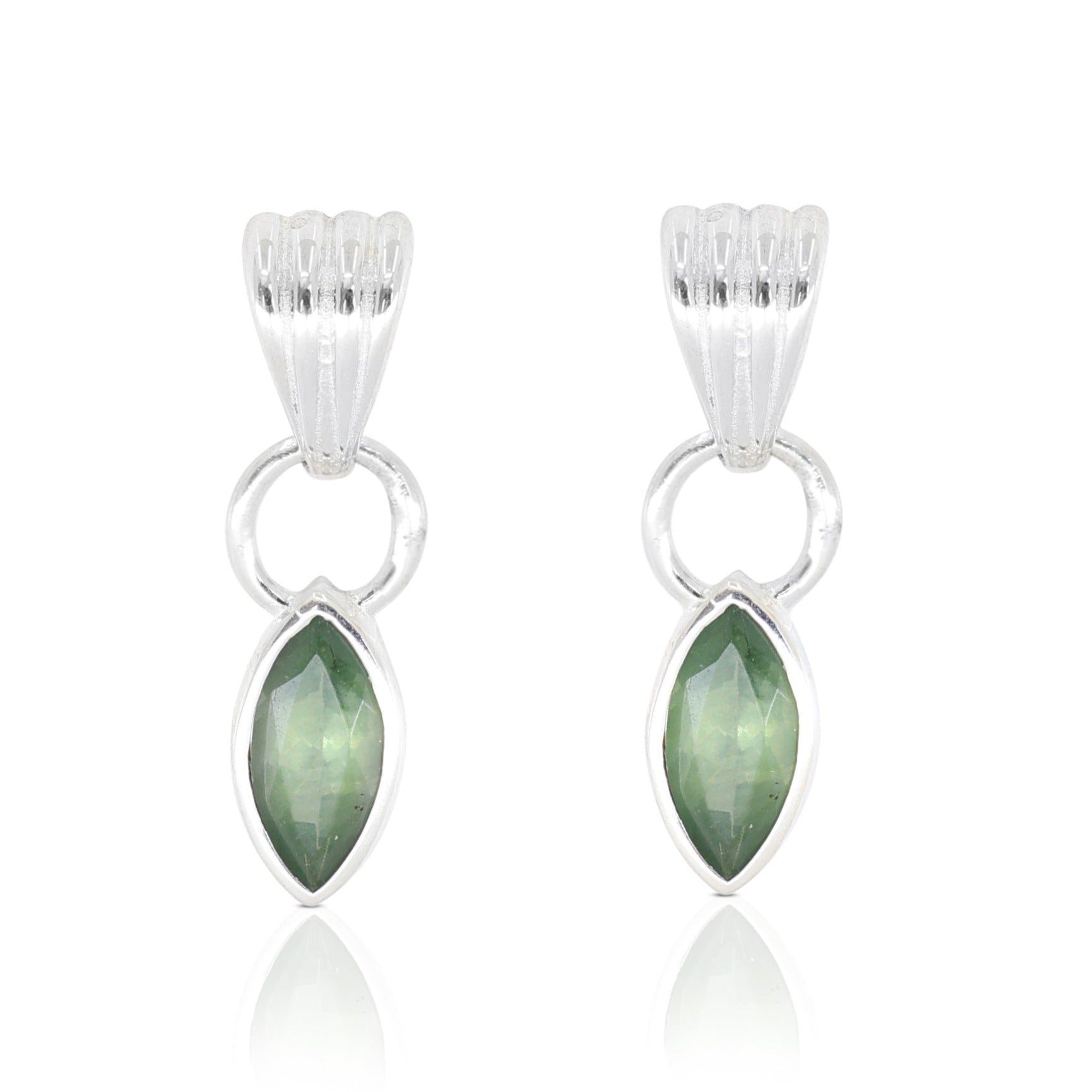 Camille Apatite Silver Earrings
