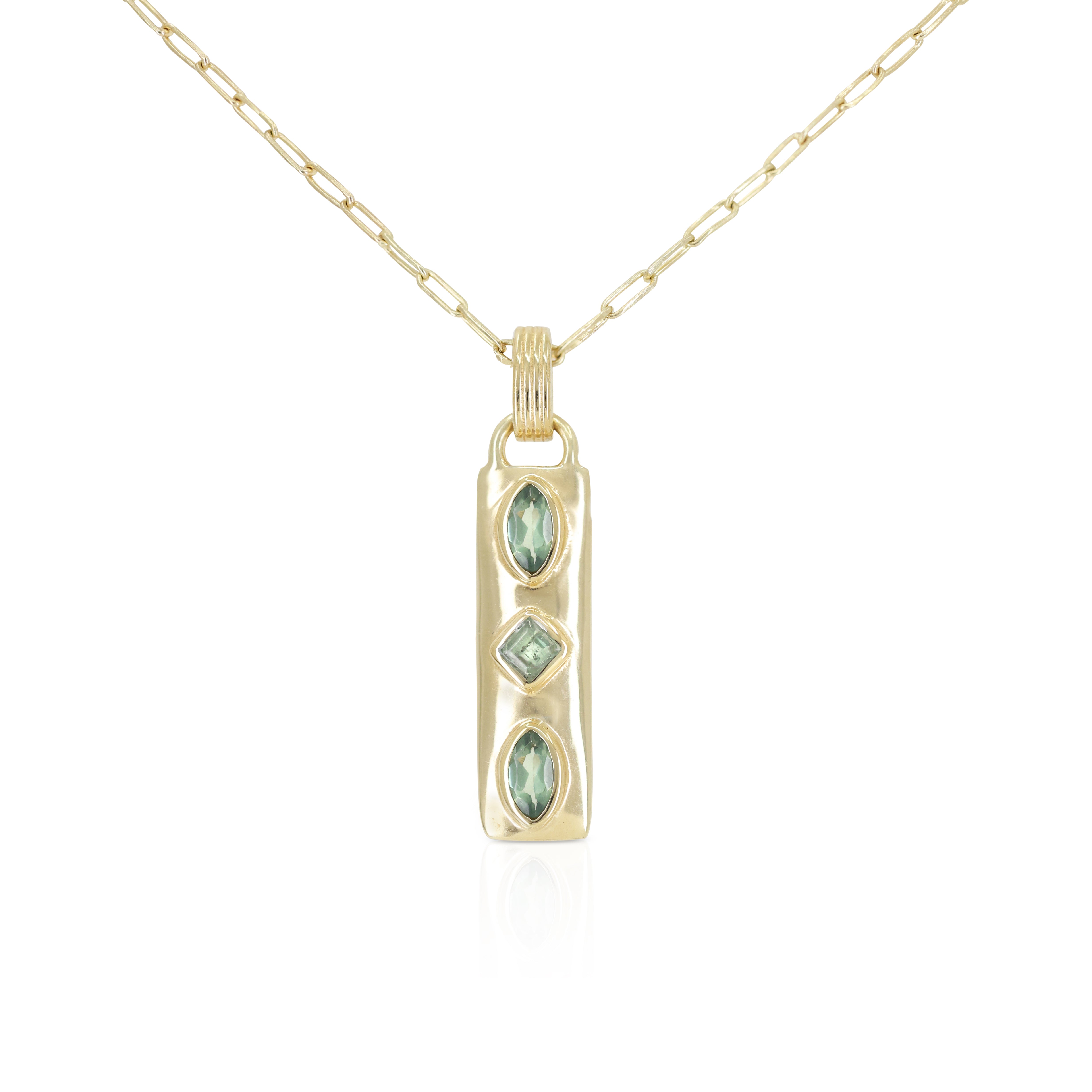 Coronet Apatite Gold Necklace