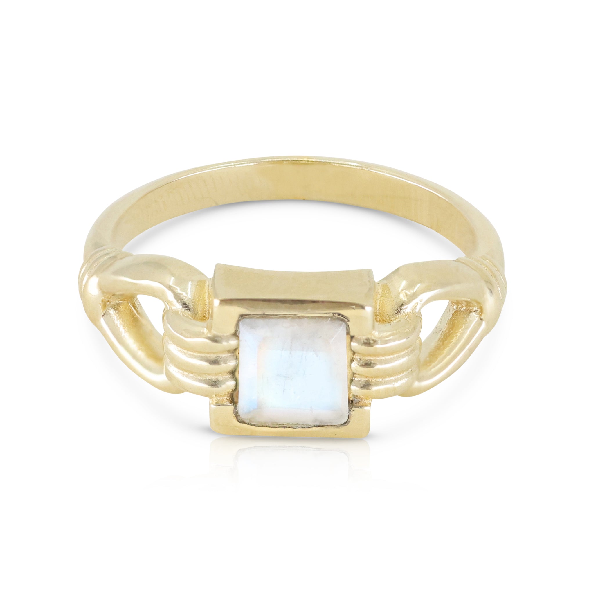 Freya Moonstone Gold Ring