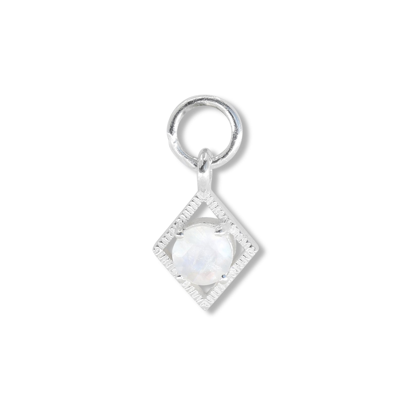 Gaya Moonstone Silver Charm