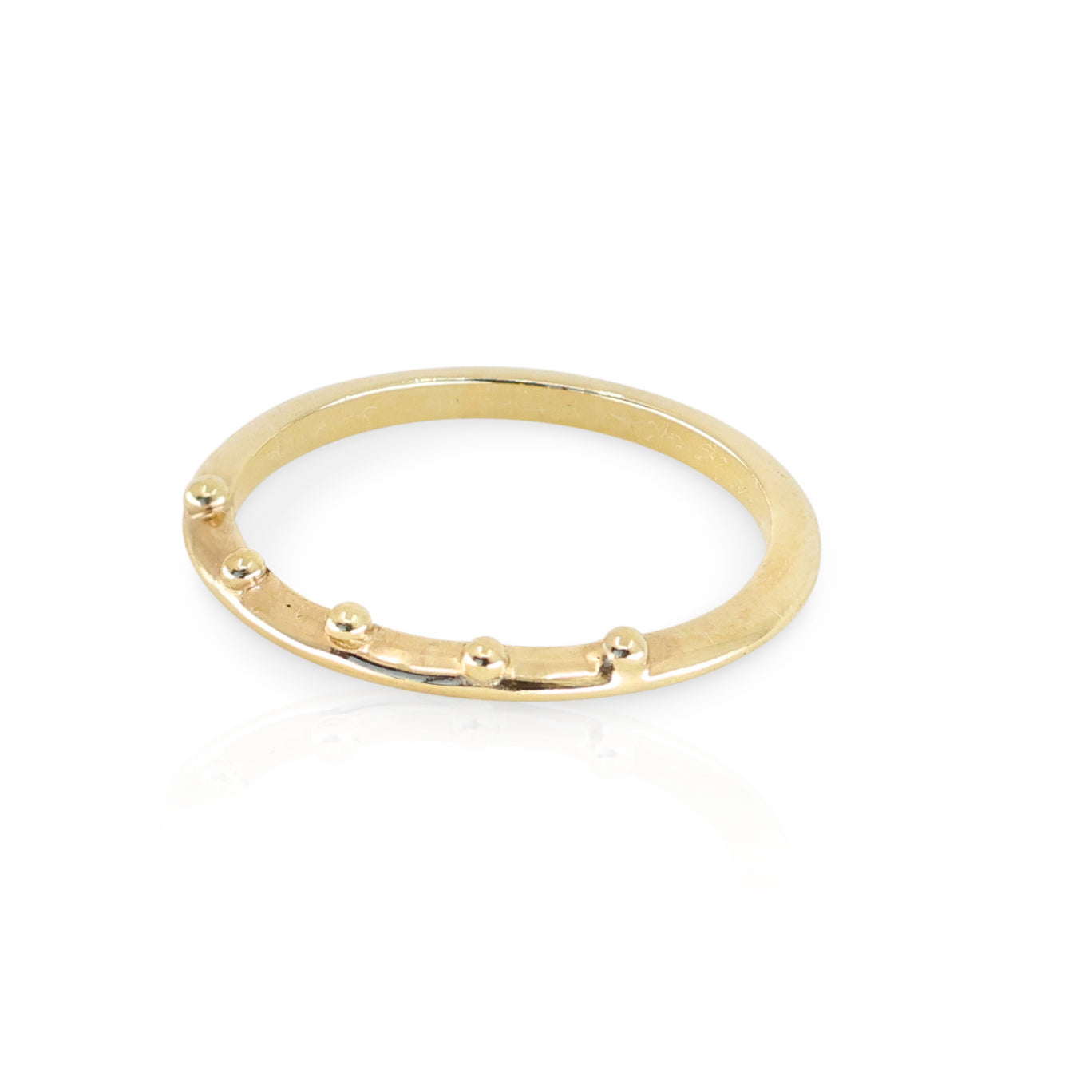 Noble Gold Stacking Band