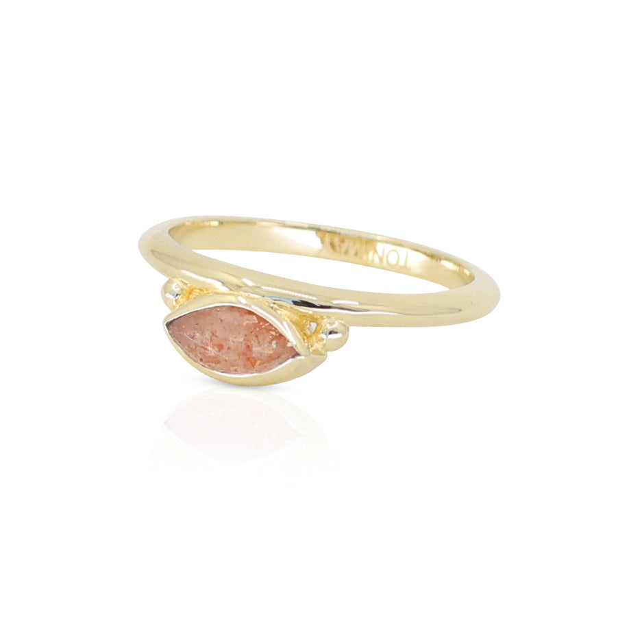 Nyra Marquise Sunstone Gold Stacker