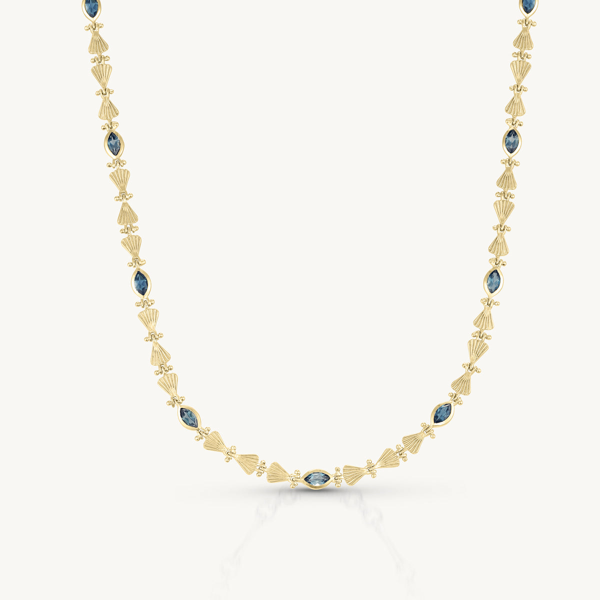 Octavia Topaz Gold Necklace – ToniMay