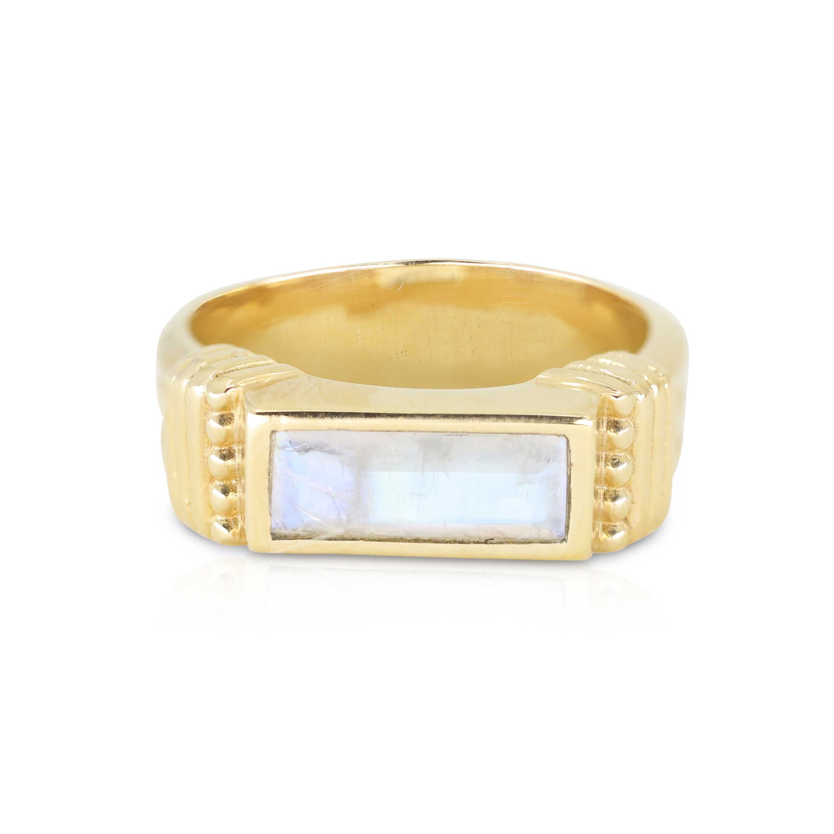 Phoebe Moonstone Gold Ring