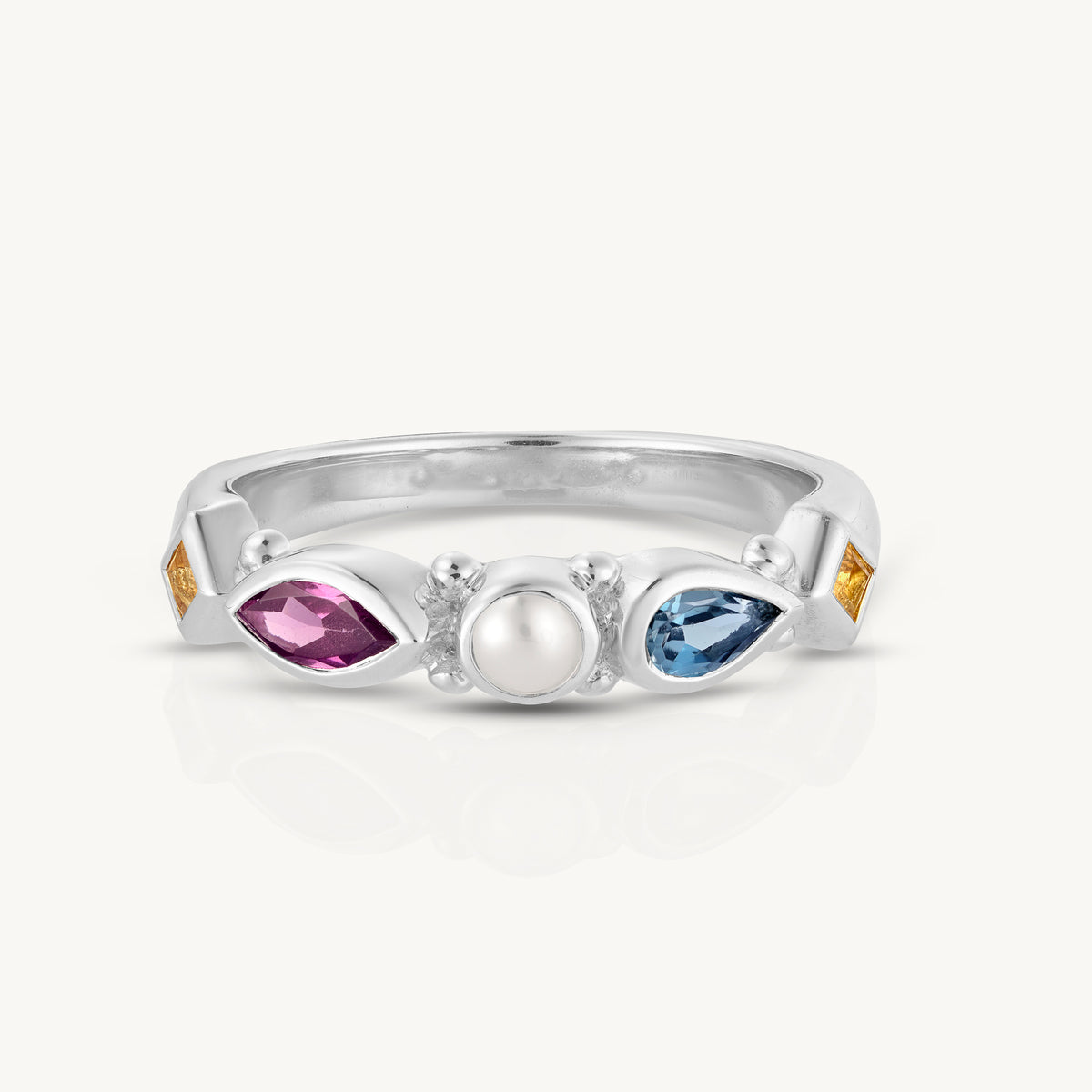 Piper Cluster Silver Ring – ToniMay