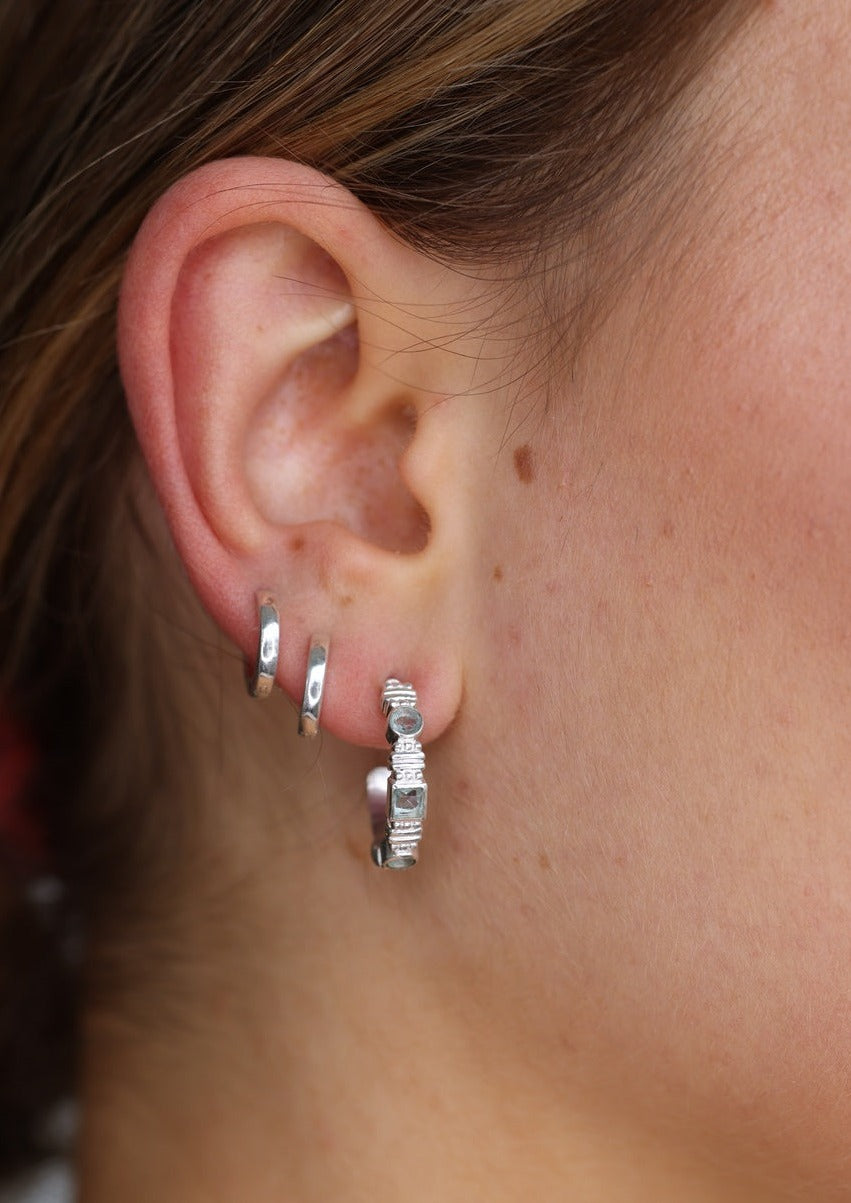 Rana Apatite Silver Earrings