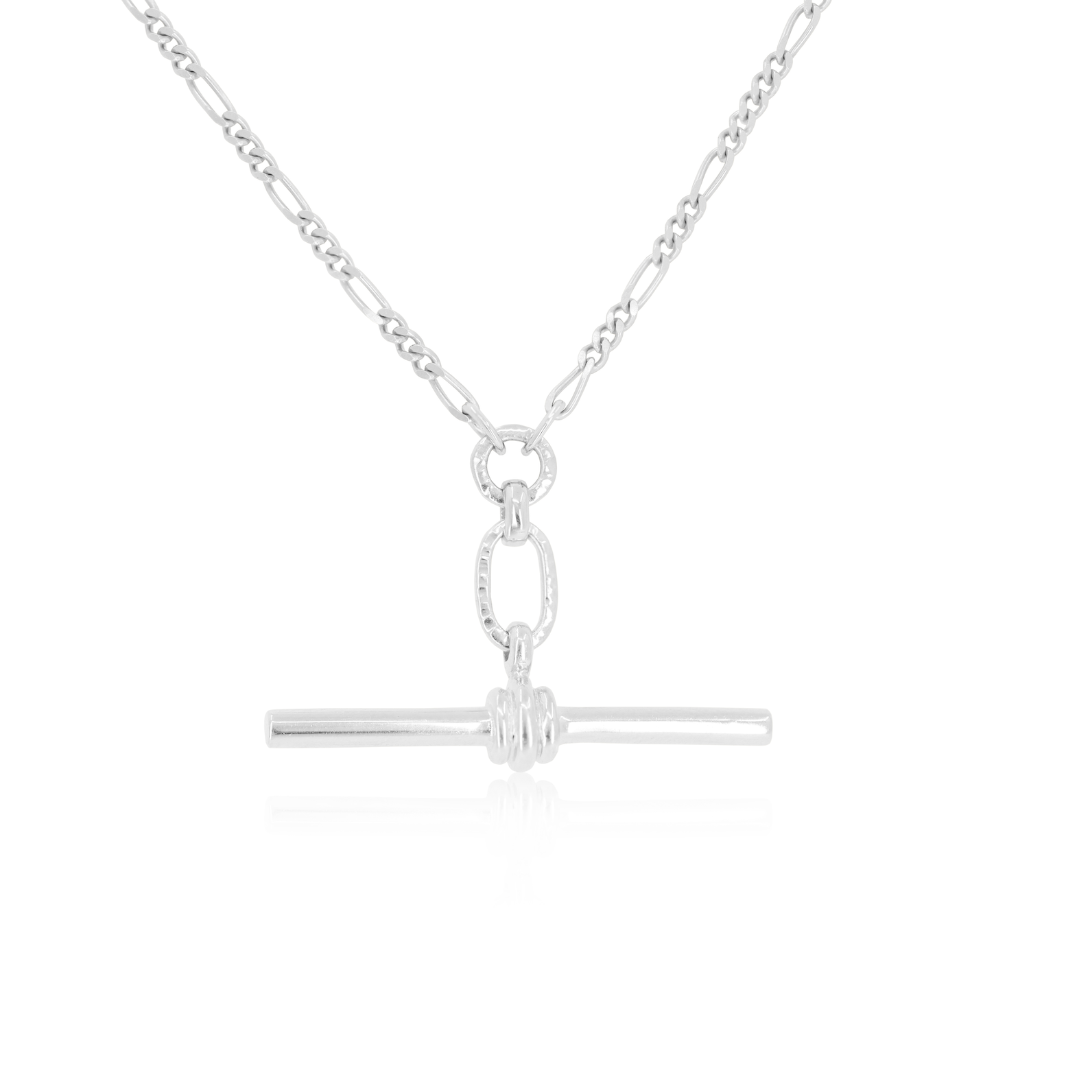 Fob Silver Necklace