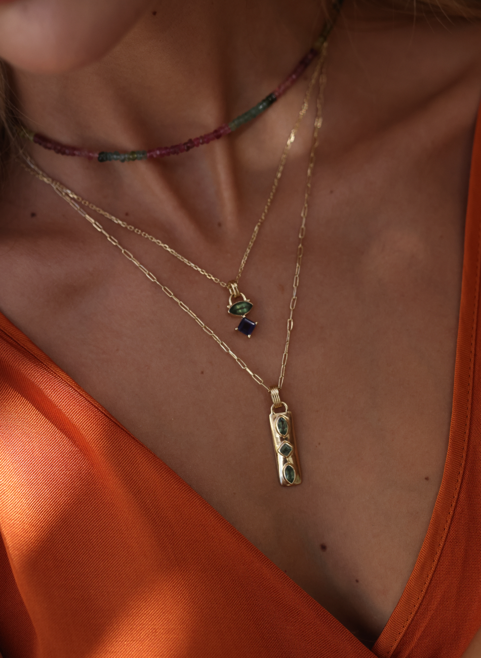 Mila Moonstone Gold Necklace