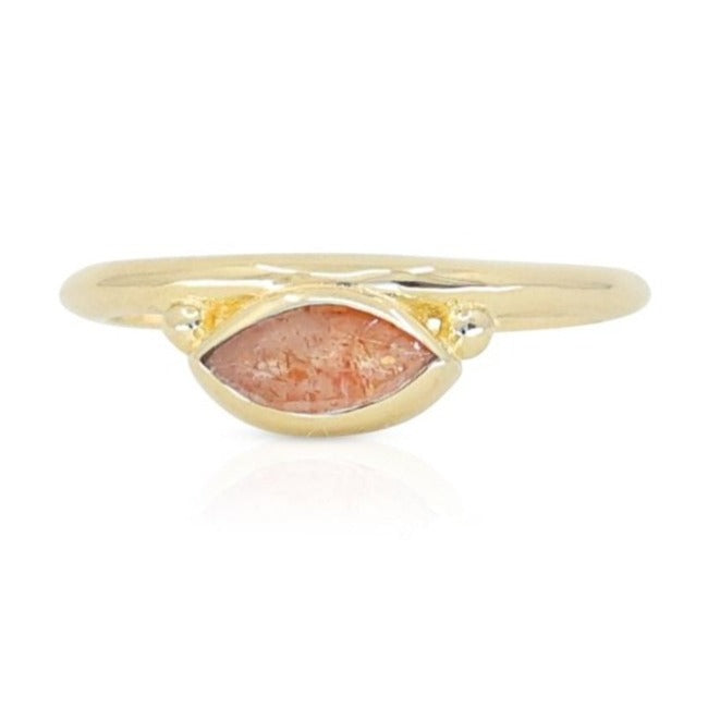 Nyra Marquise Sunstone Gold Stacker