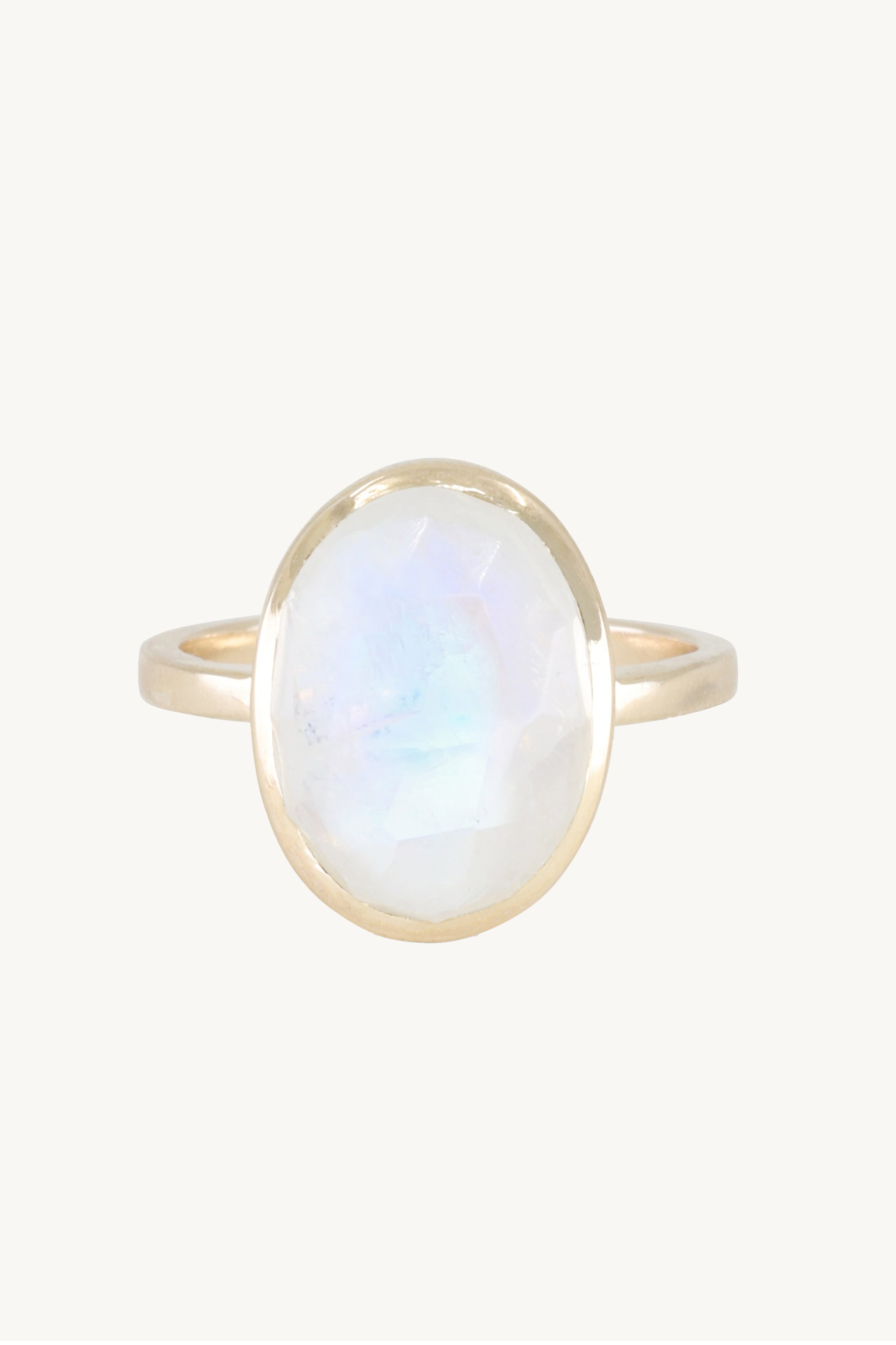 Faceted Oval Moonstone Ring – ToniMay