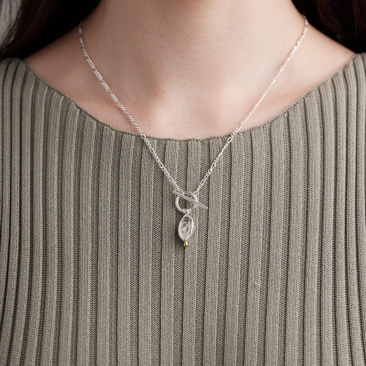 Herkimer Diamond Silver Necklace – ToniMay