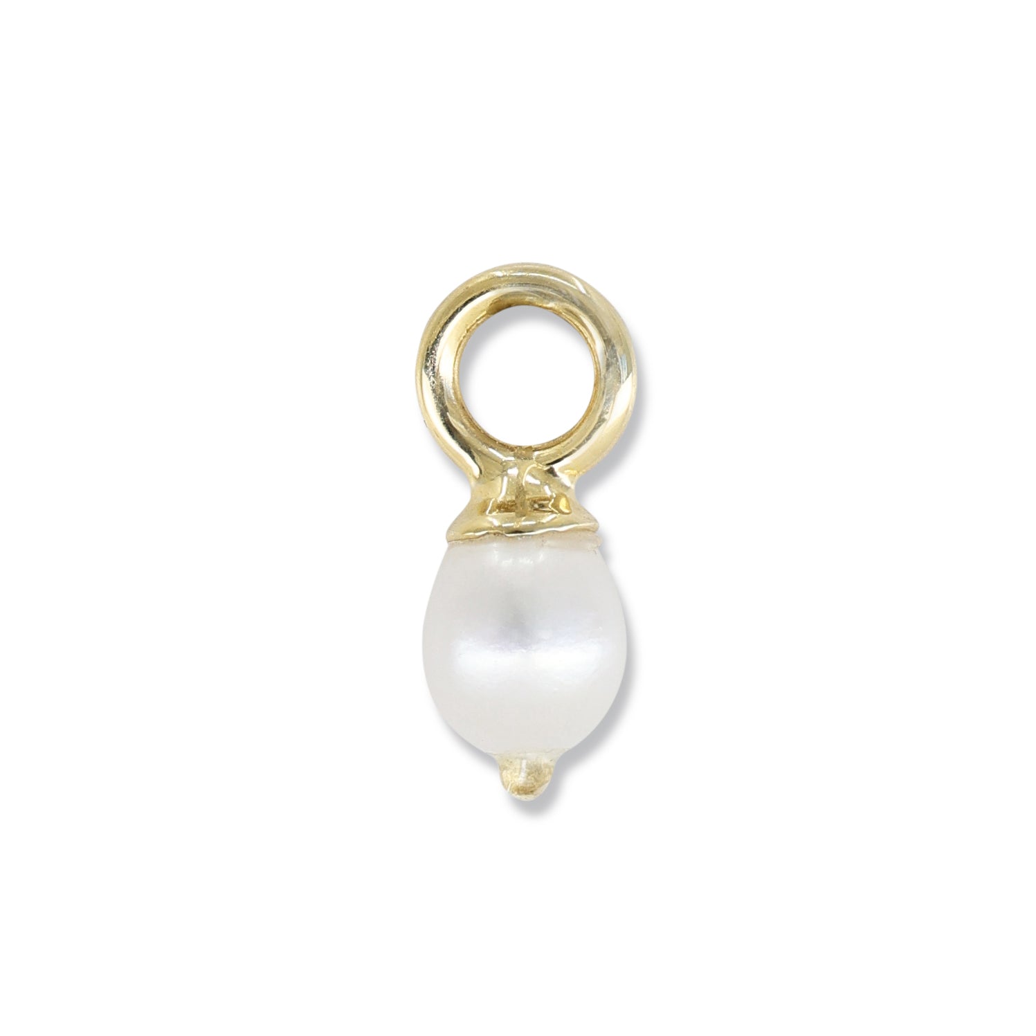 Pearl Gold Earring Charm