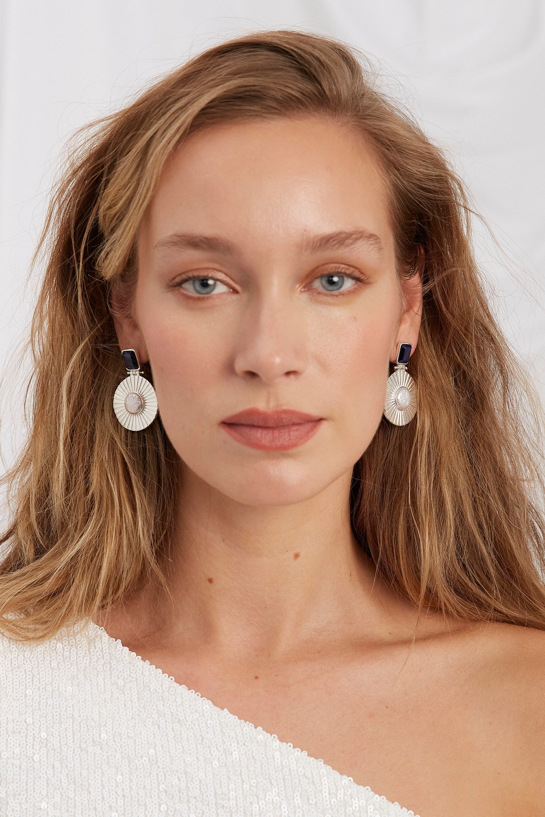 Lucille Silver Earrings