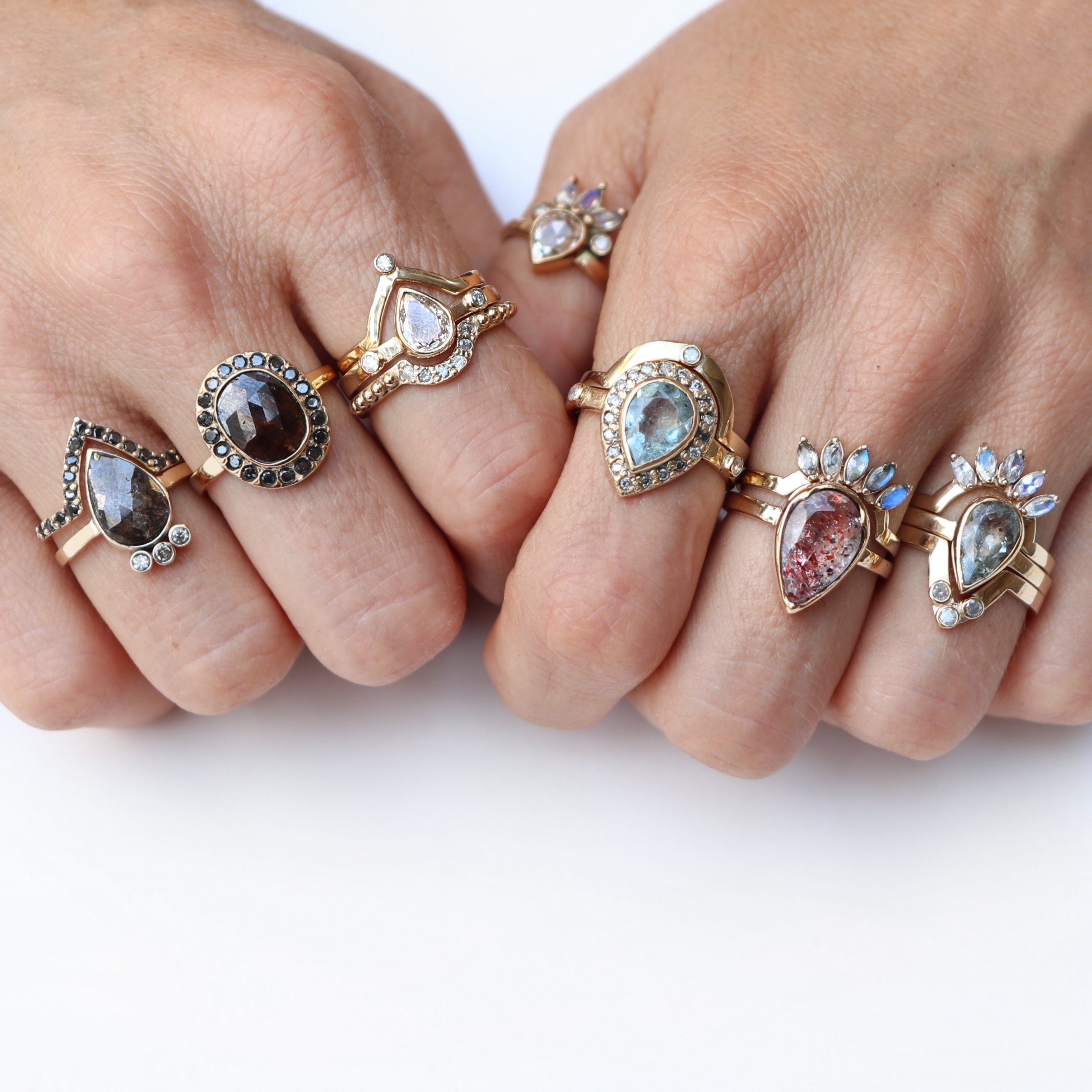 Antique Champagne Diamond ring