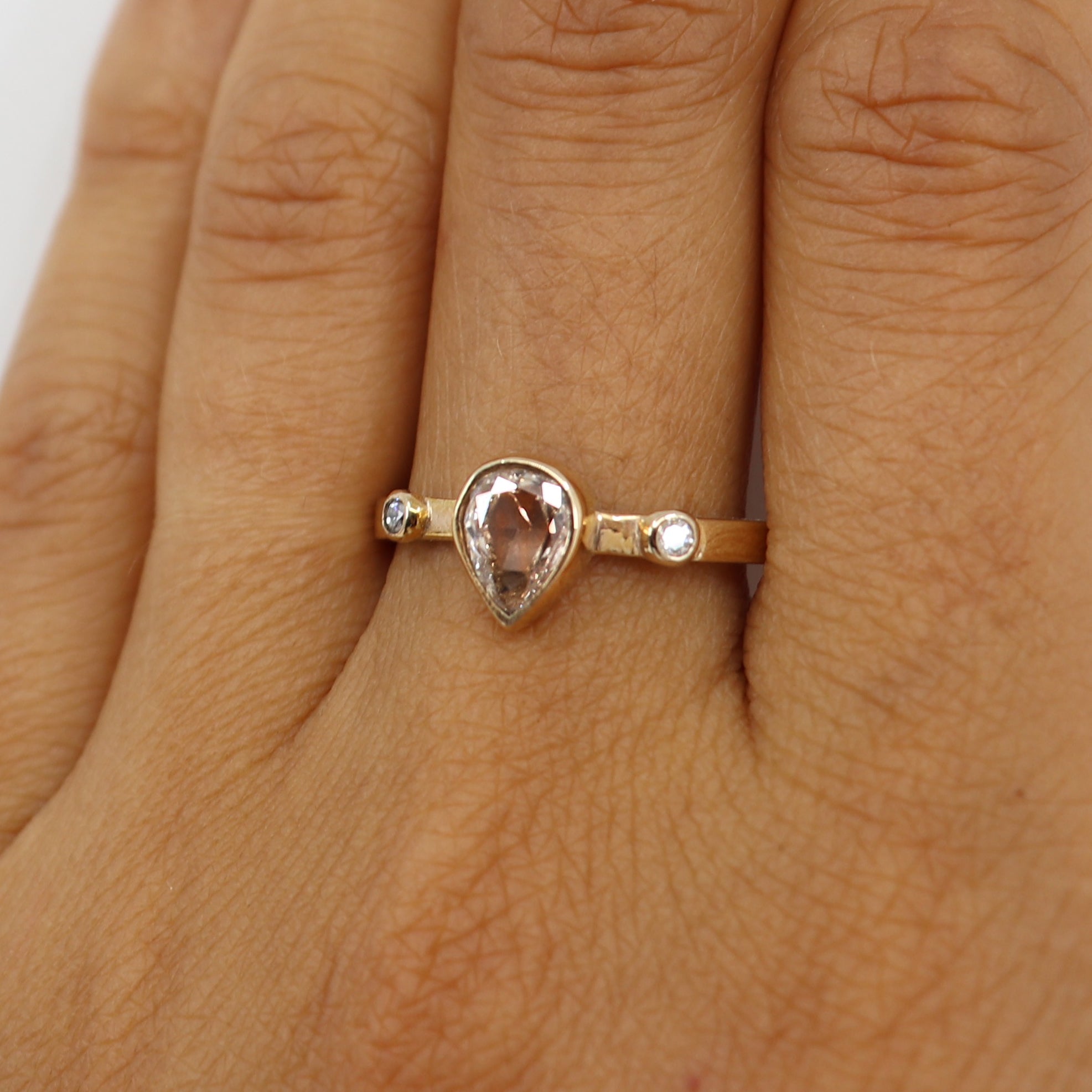 Antique Champagne Diamond ring
