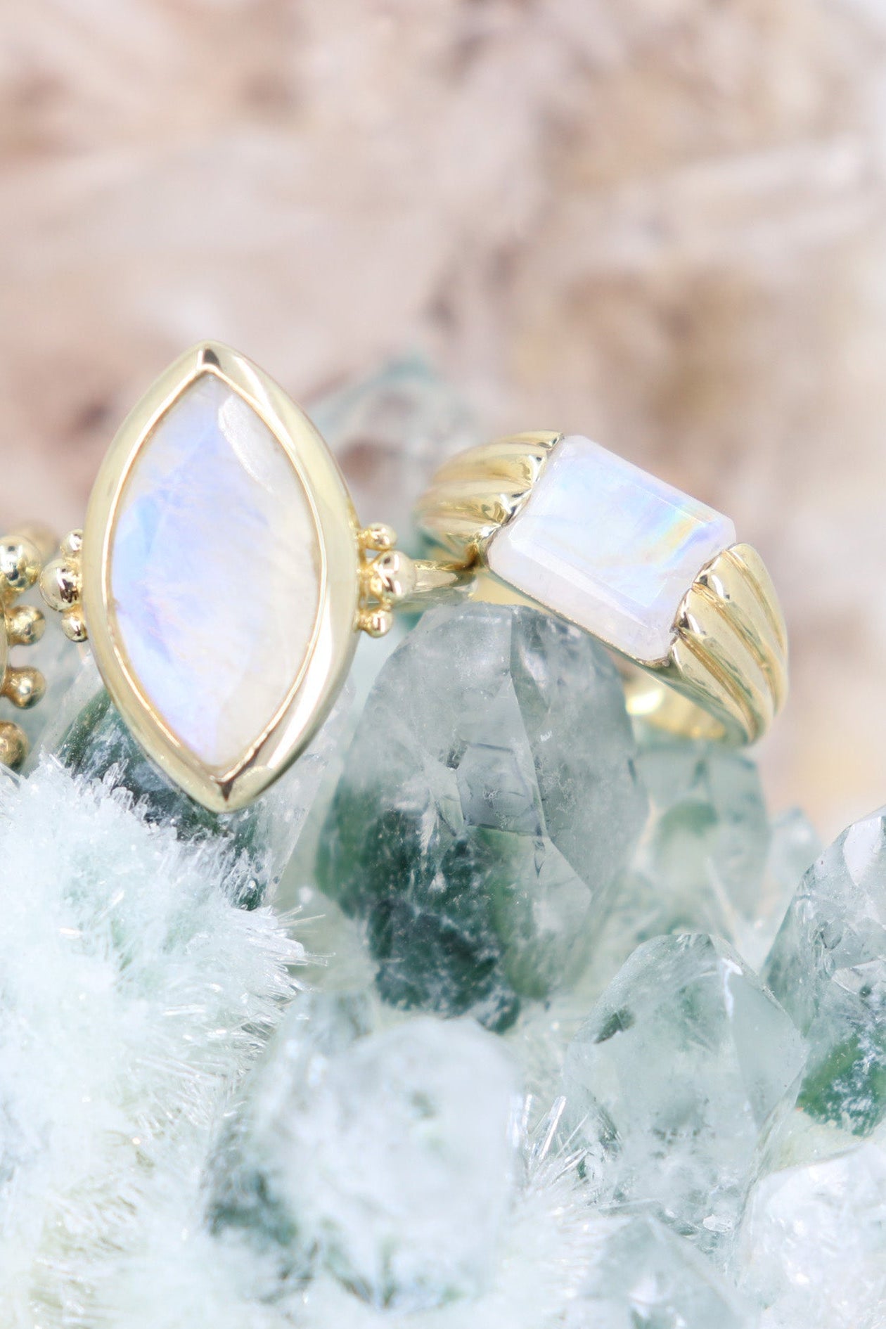 Alchemy Moonstone Gold Ring