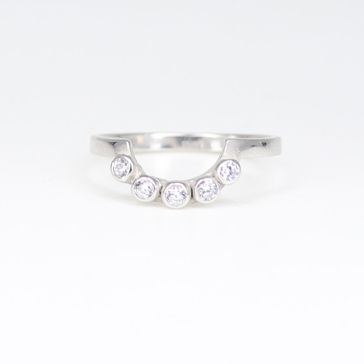 White gold on sale tiara ring
