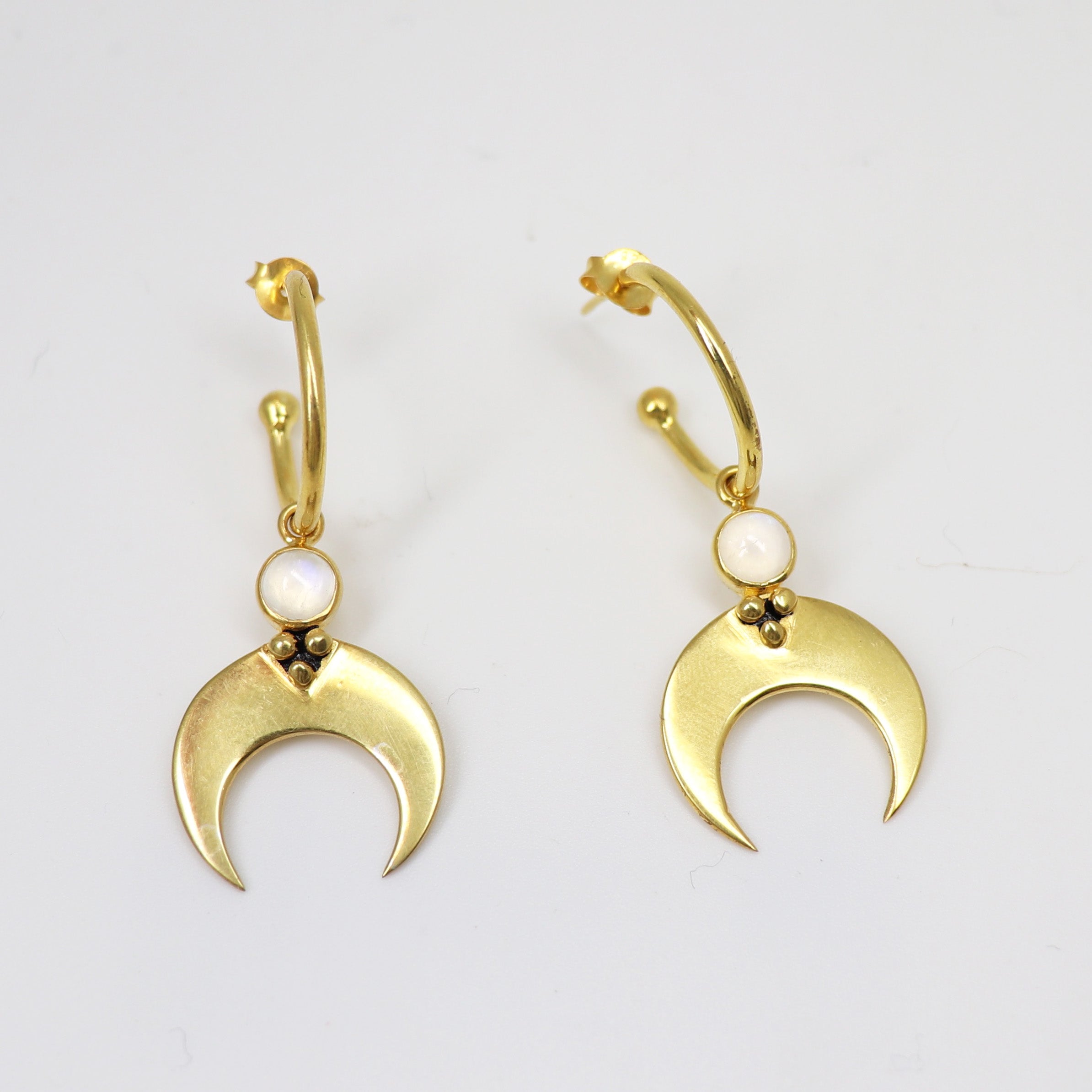 Baby Eclipse Gold Hoops