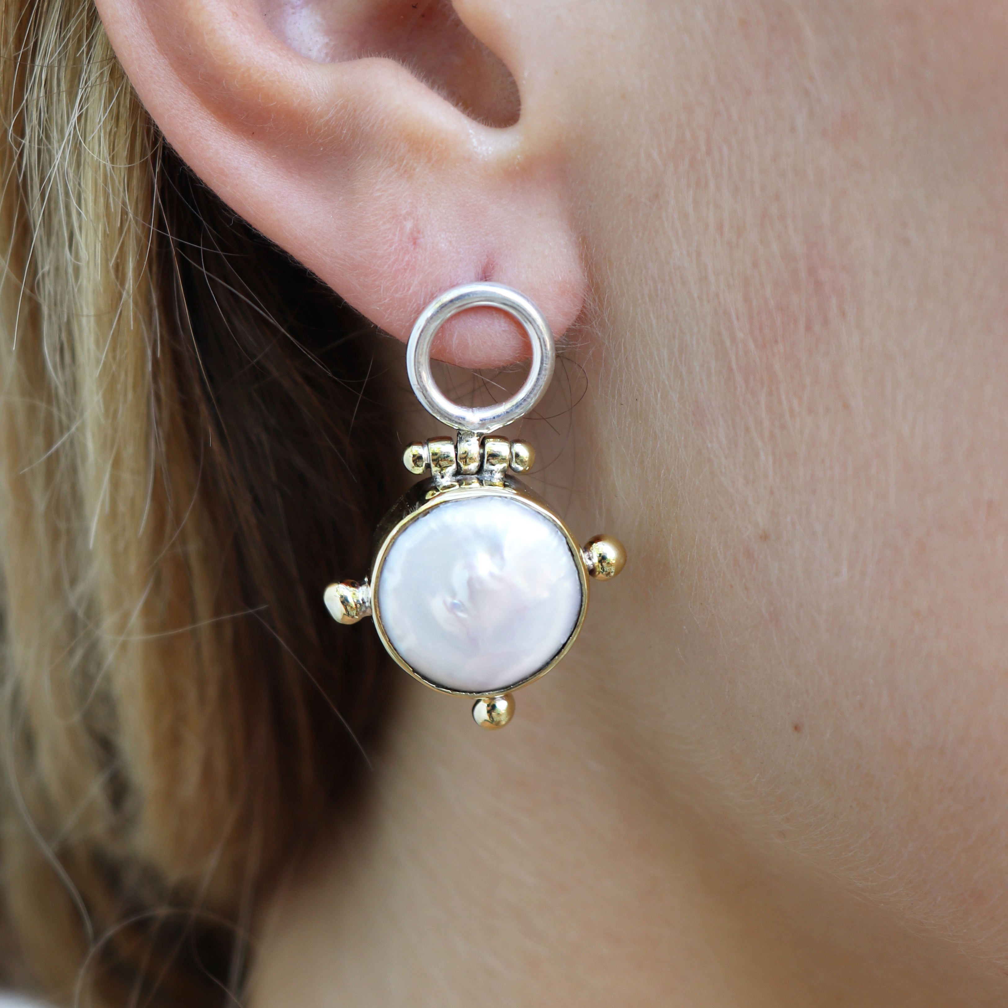 The Lost Pearl Gold Earrings