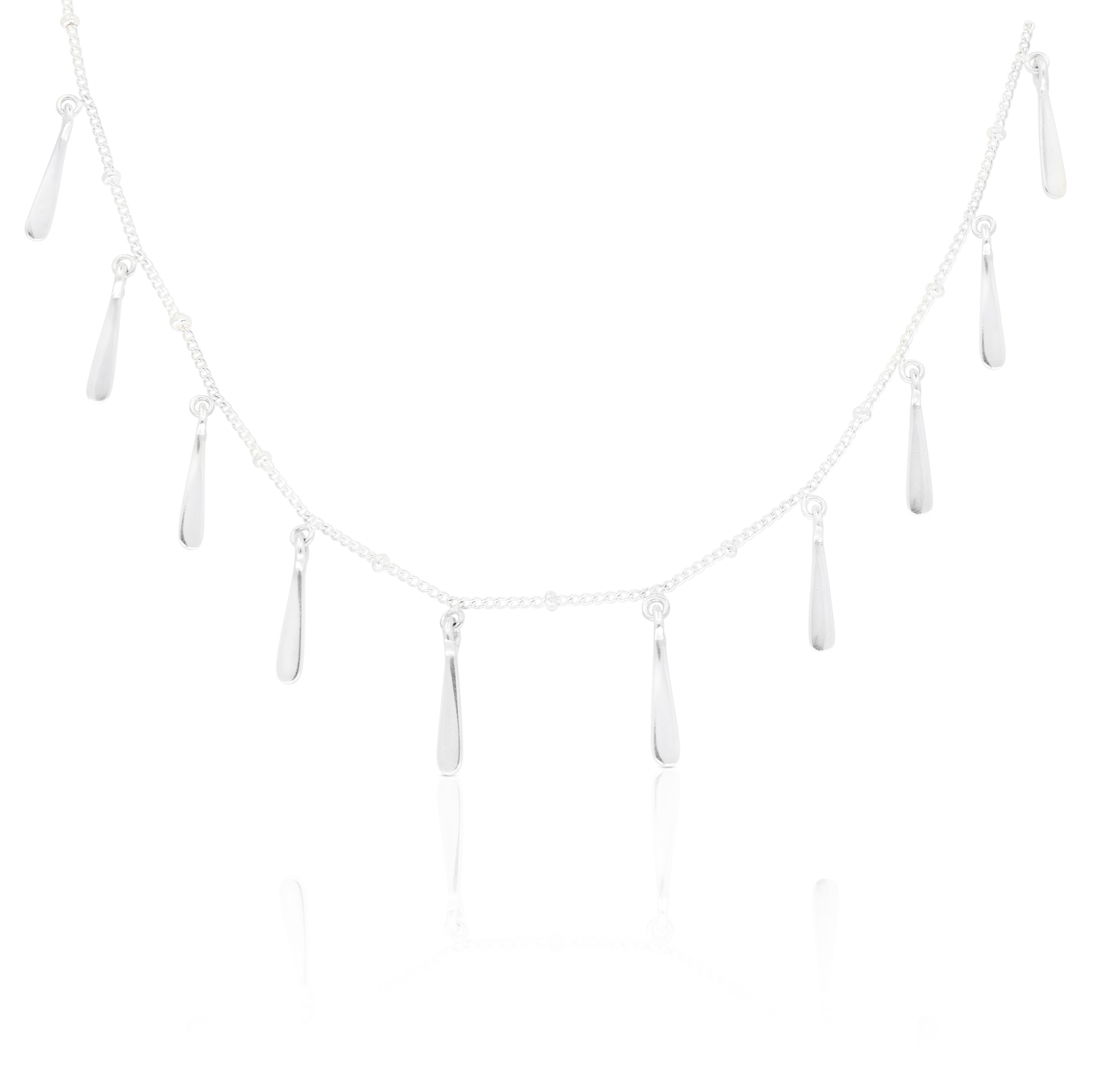 Tassel Silver Necklace