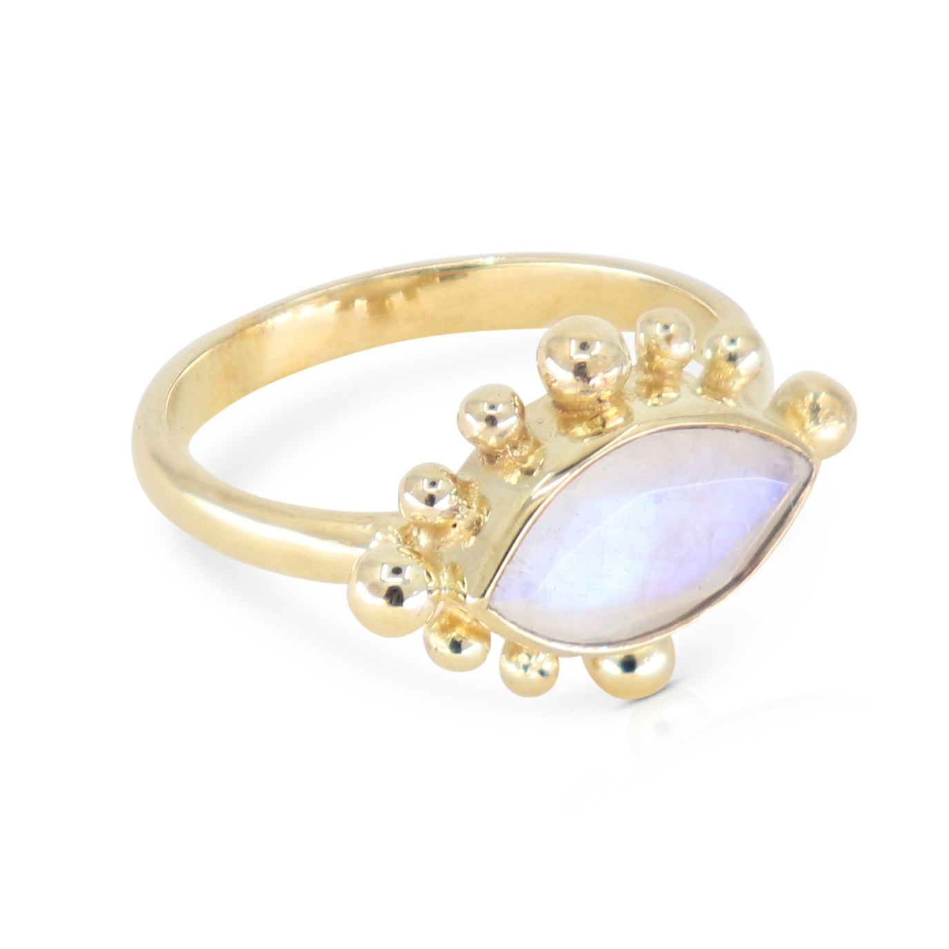 Sienna Moonstone Gold Ring