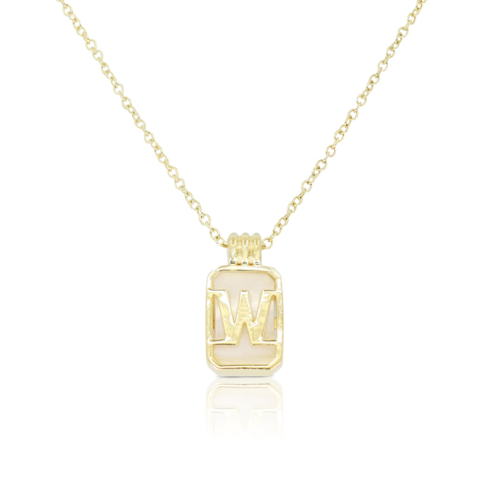 Initial A to Z Gold Necklace ToniMay