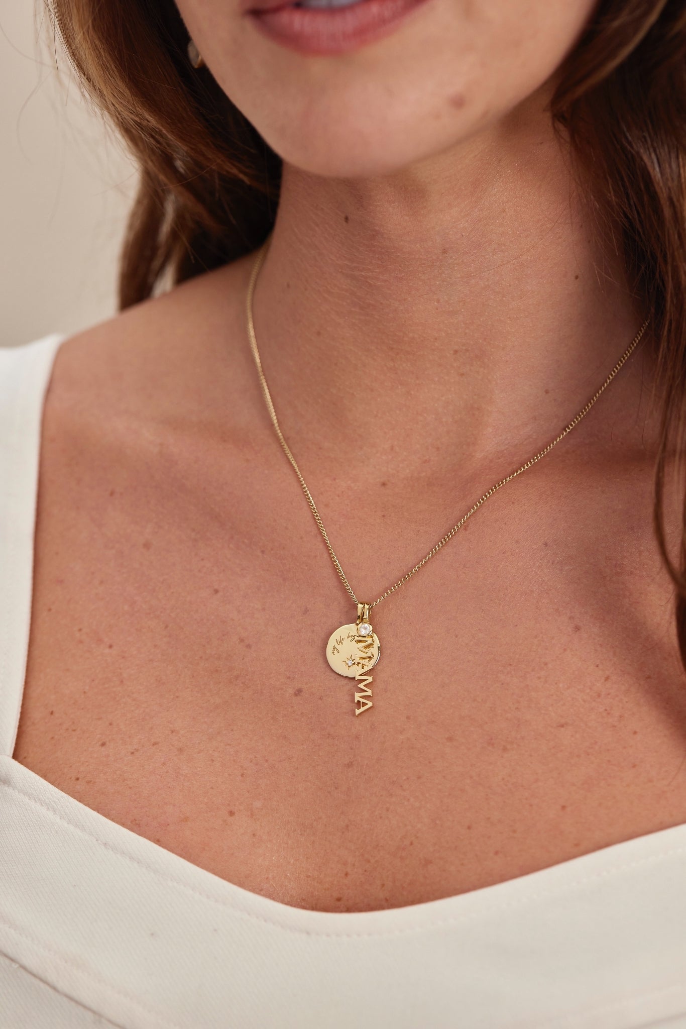 MAMA Gold Necklace