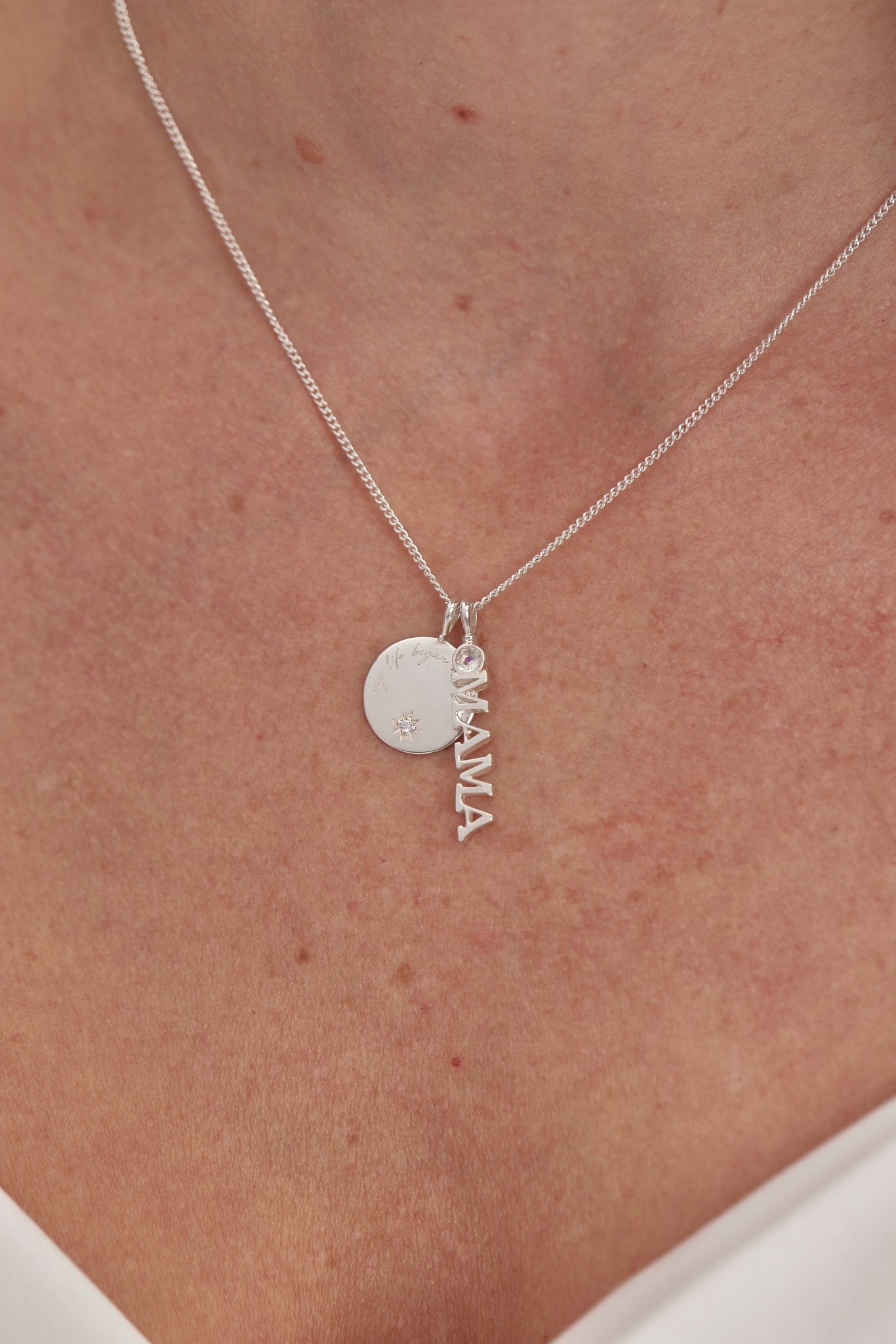 MAMA Silver Necklace