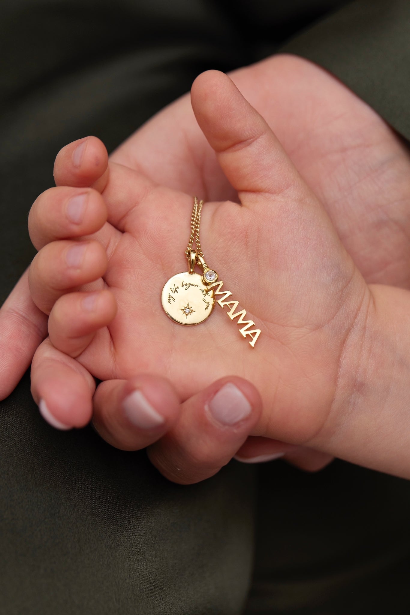 MAMA Gold Necklace