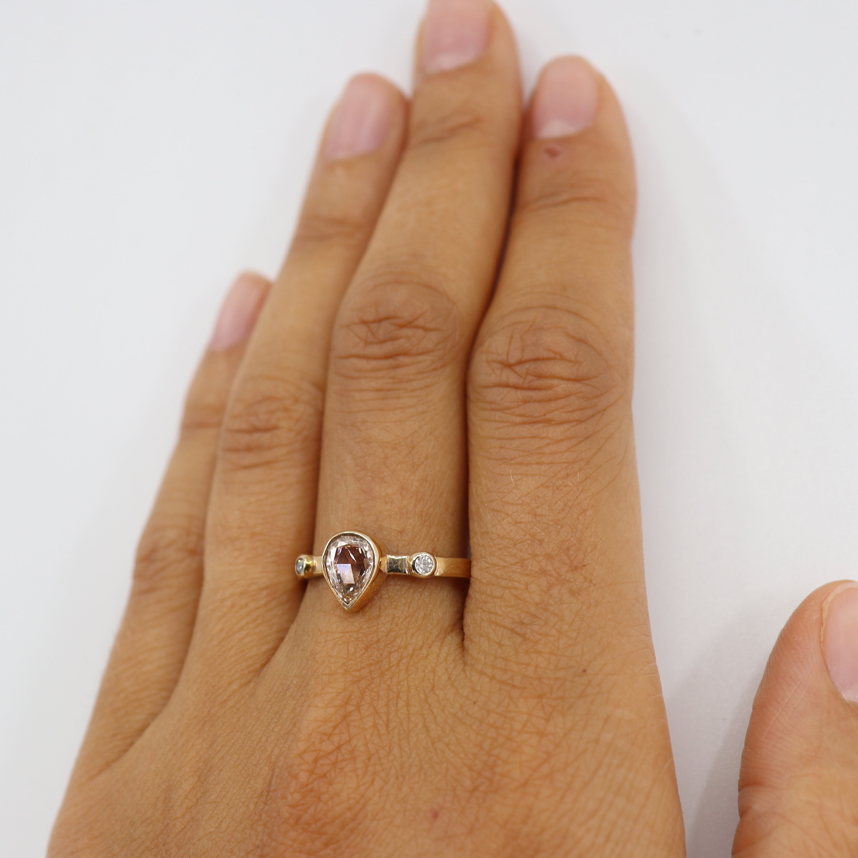 Antique Champagne Diamond ring