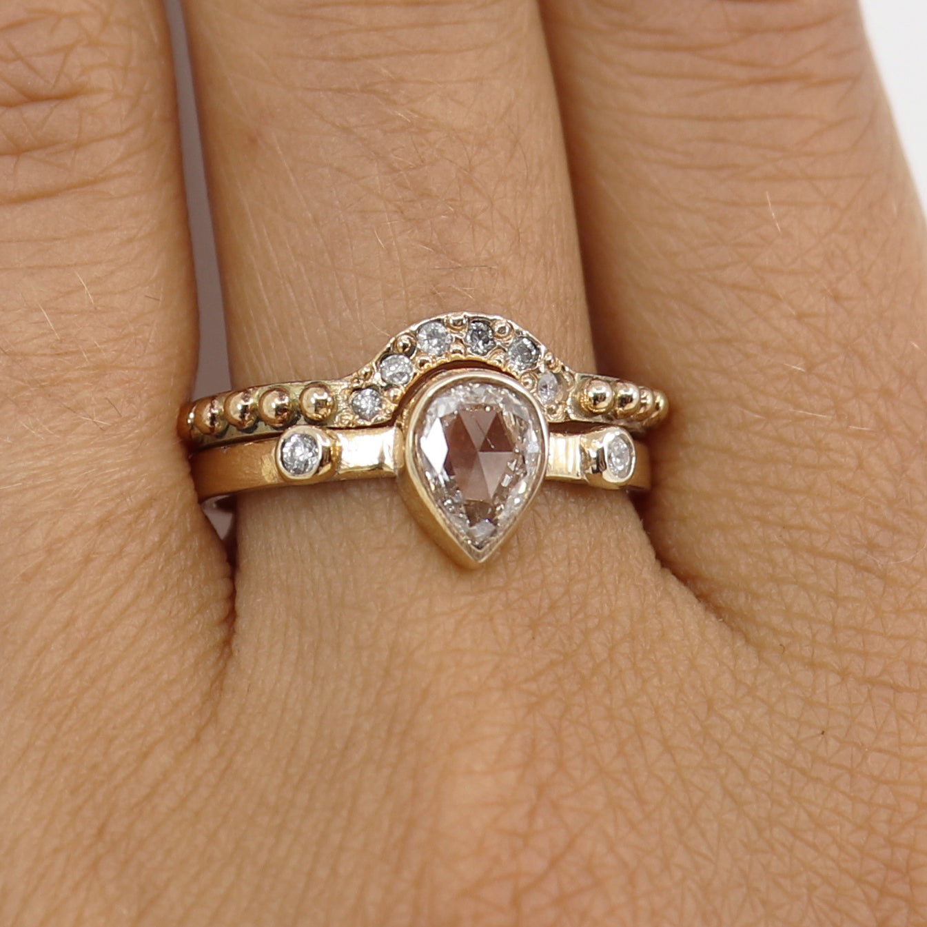 Antique Champagne Diamond ring