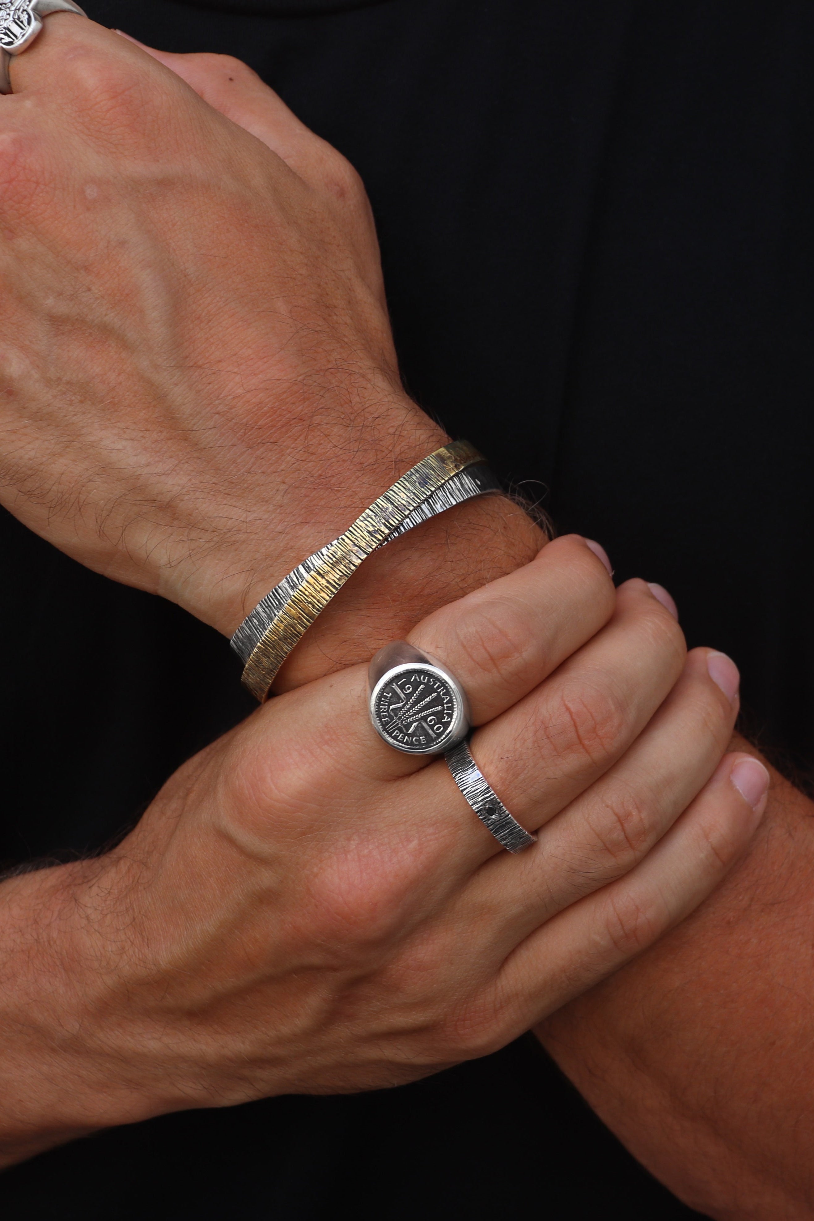 Threepence Silver Signet Ring