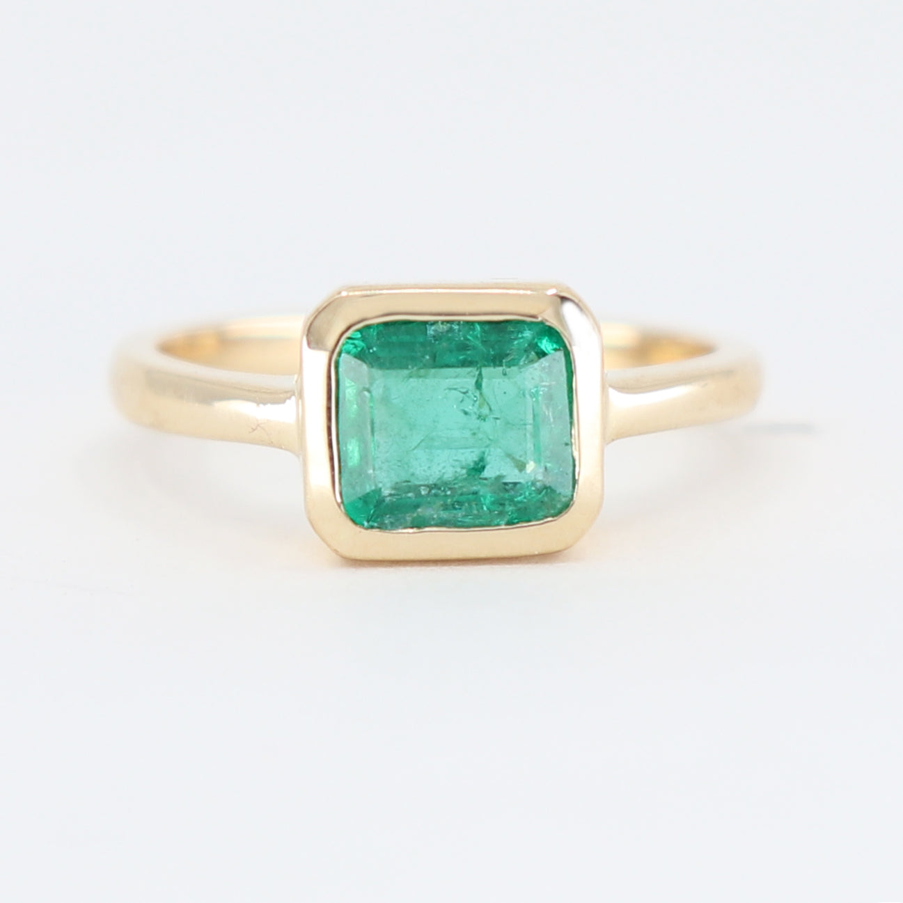 Poison Ivy Square Cut Natural Emerald