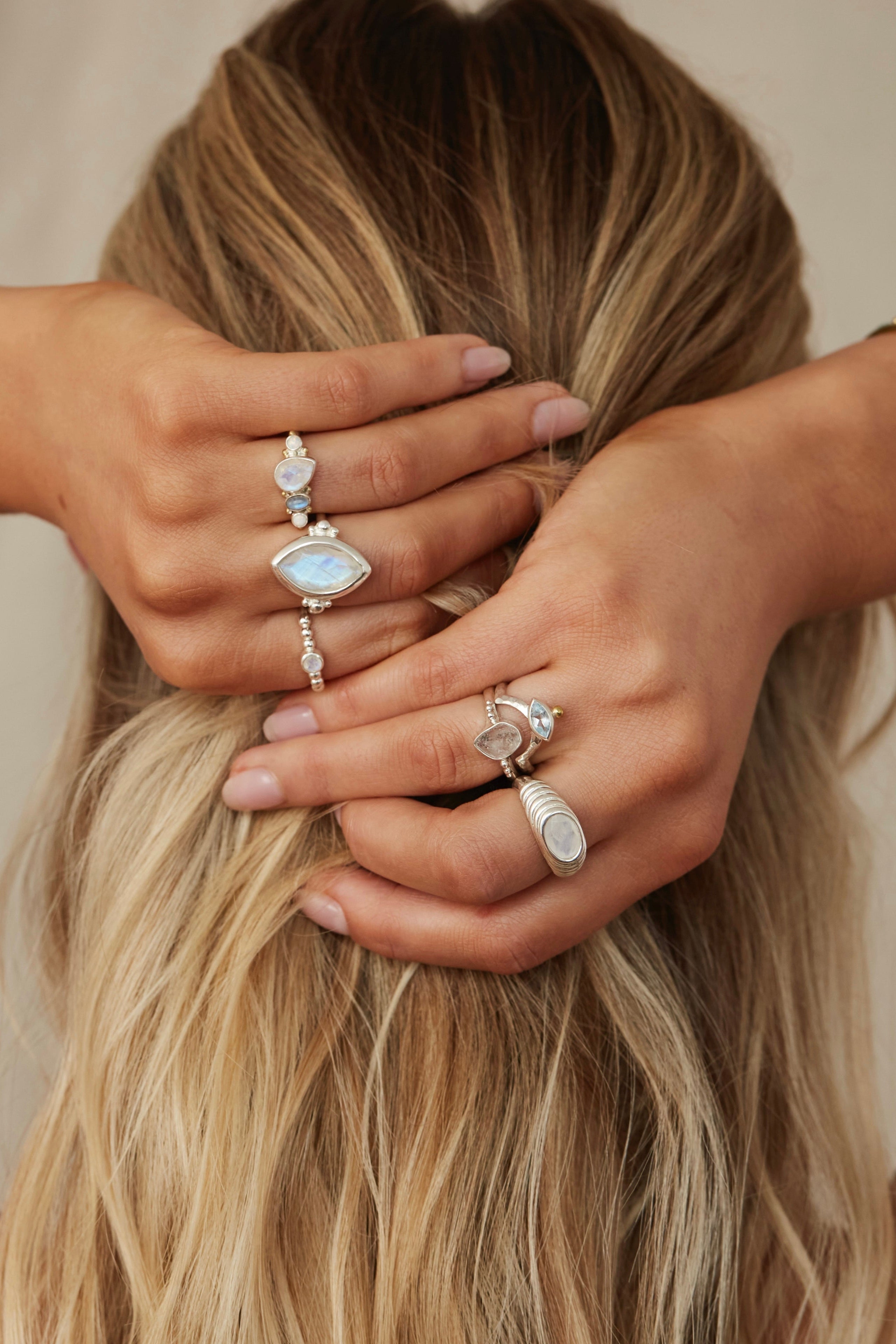 Herkimer Diamond Silver Ring