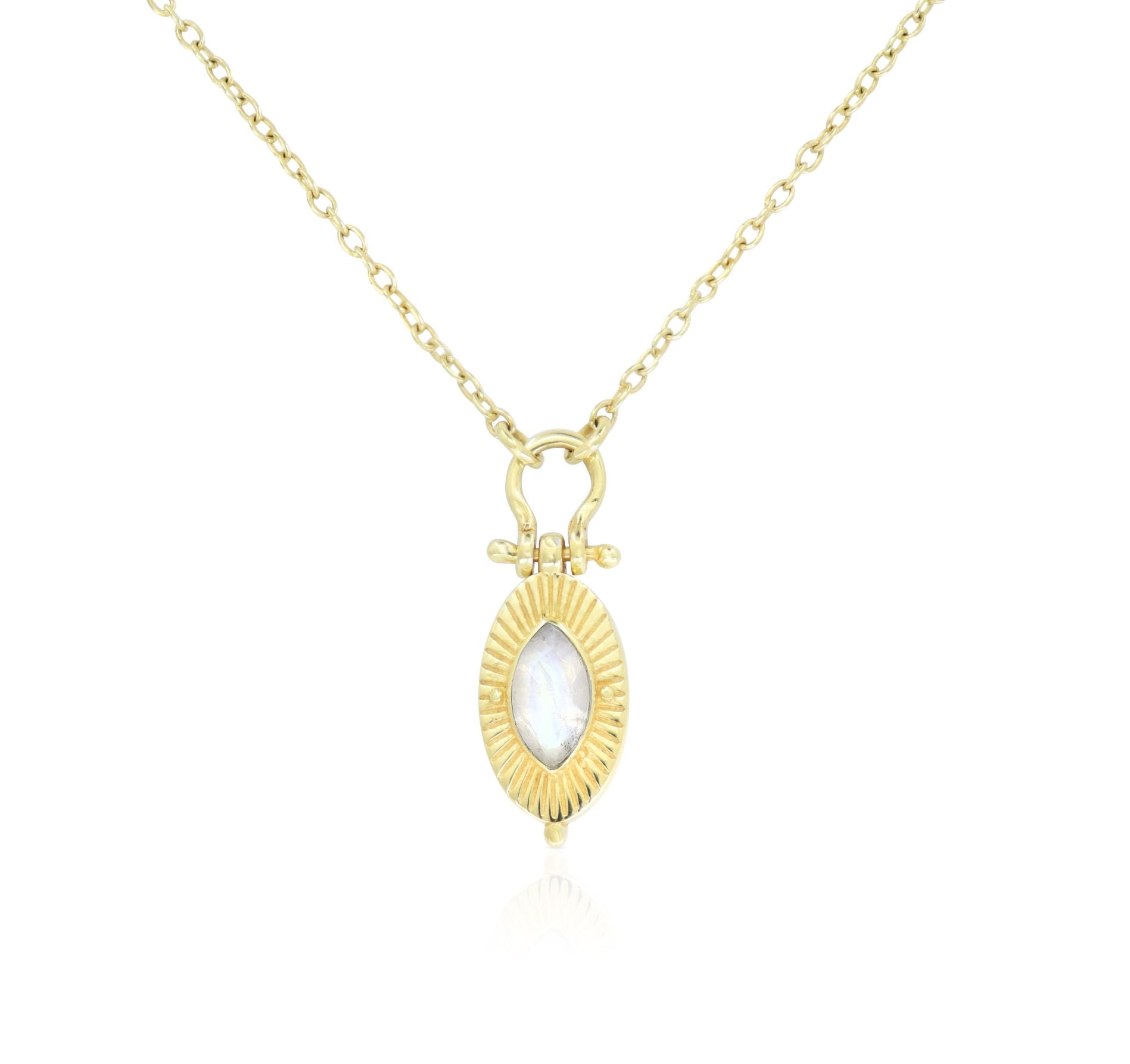Radiance Moonstone Gold Necklace
