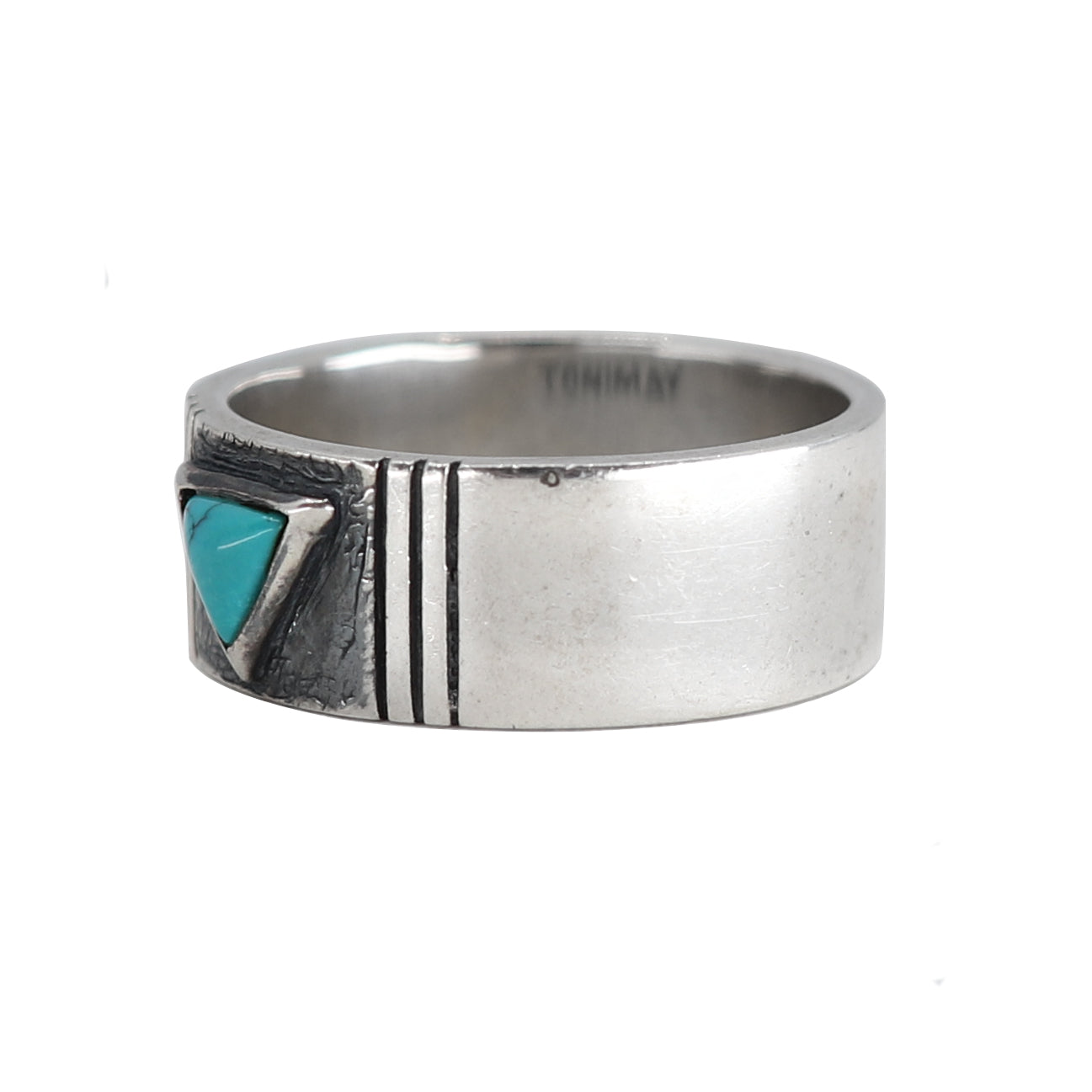 Turquoise Geometric Ring