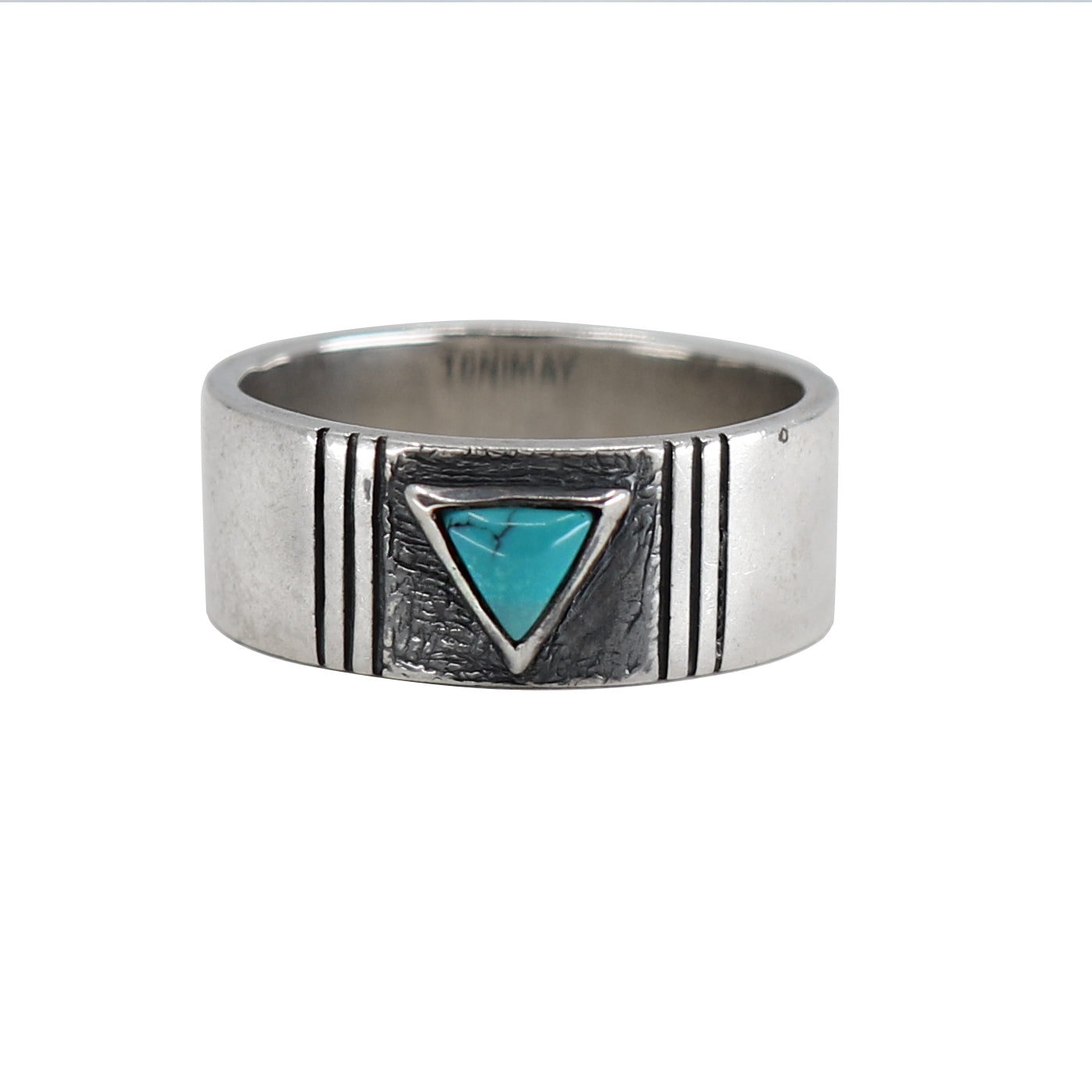 Turquoise Geometric Ring