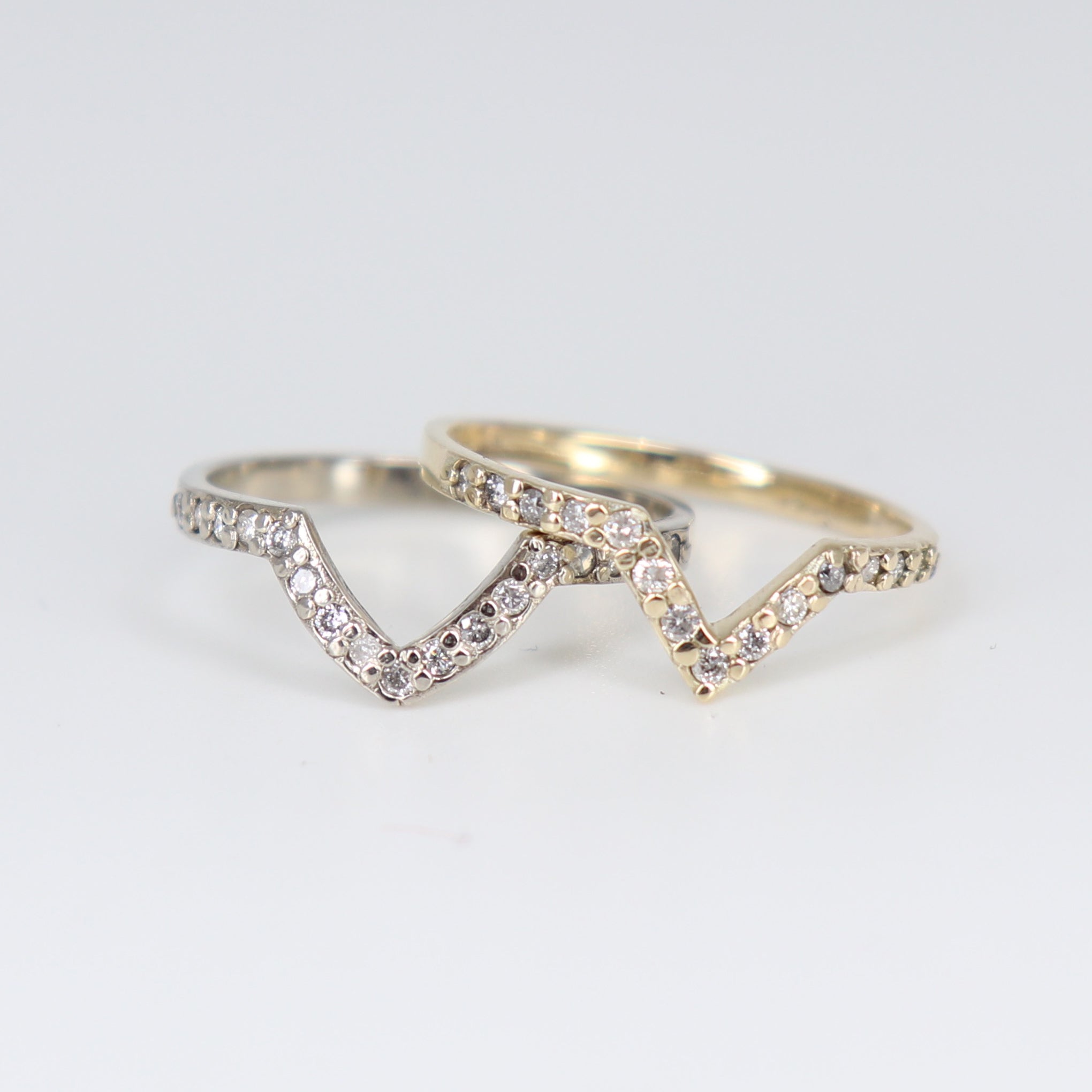 Baby Nova Yellow Gold Diamond Pavè Ring